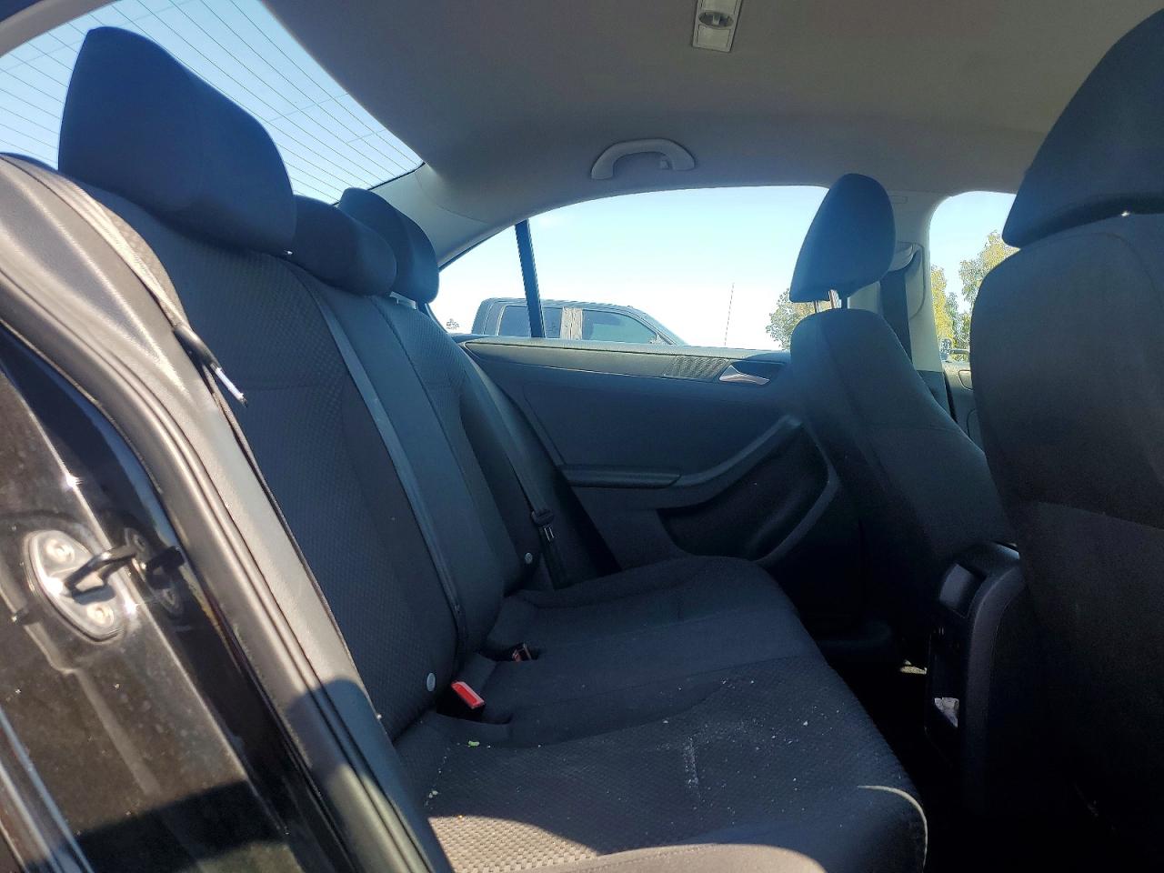 2014 Volkswagen Jetta Base Black vin: 3VW2K7AJ0EM404405