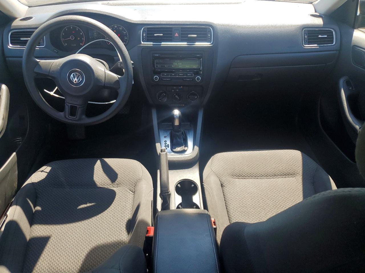 2014 Volkswagen Jetta Base Black vin: 3VW2K7AJ0EM404405