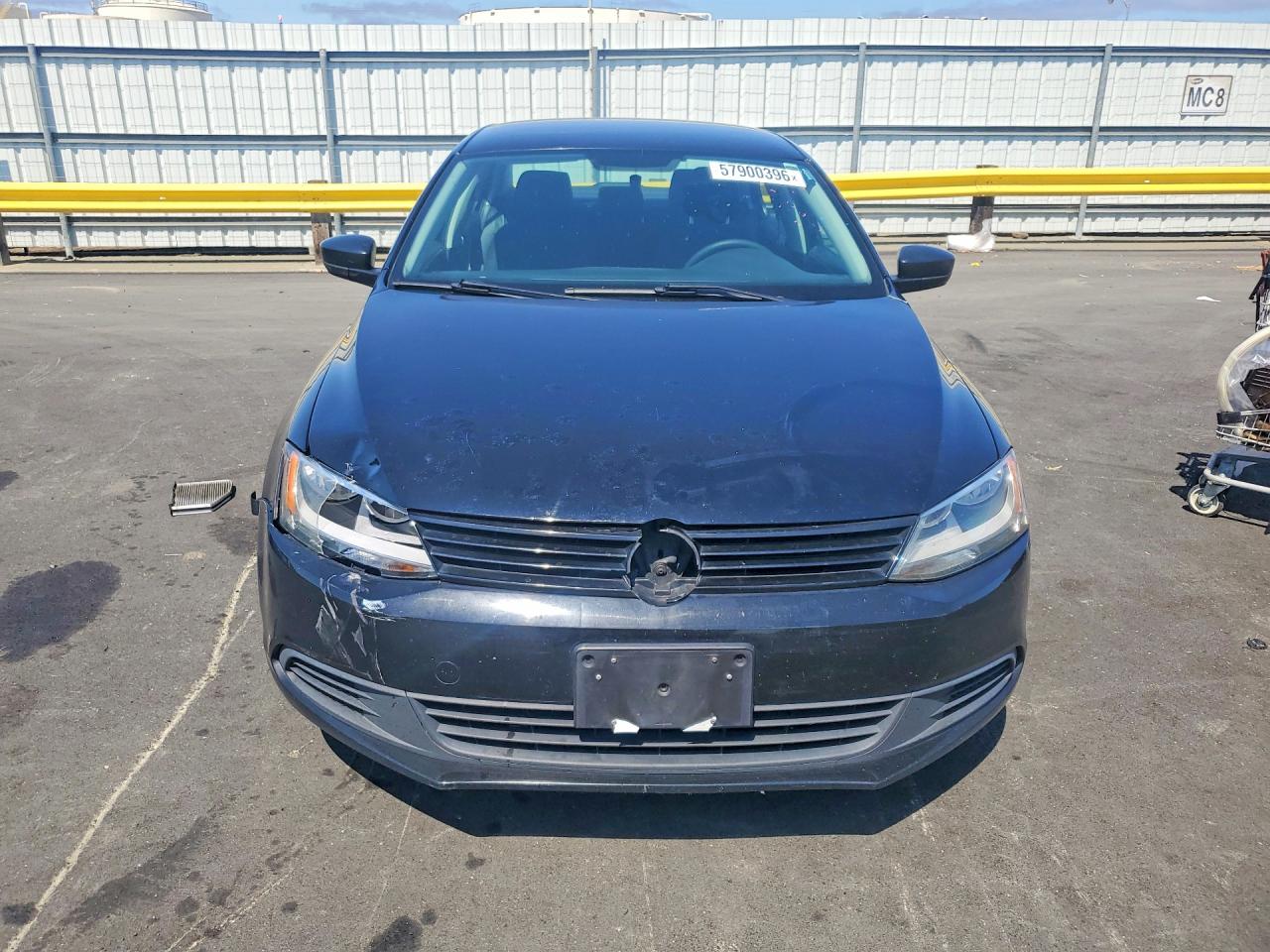 2014 Volkswagen Jetta Base Black vin: 3VW2K7AJ0EM404405