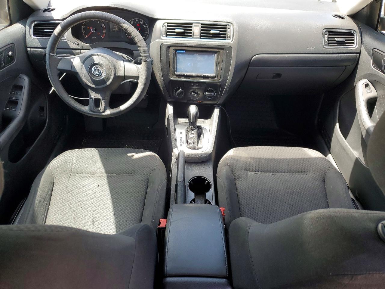 2014 Volkswagen Jetta Base Black vin: 3VW2K7AJ0EM442524