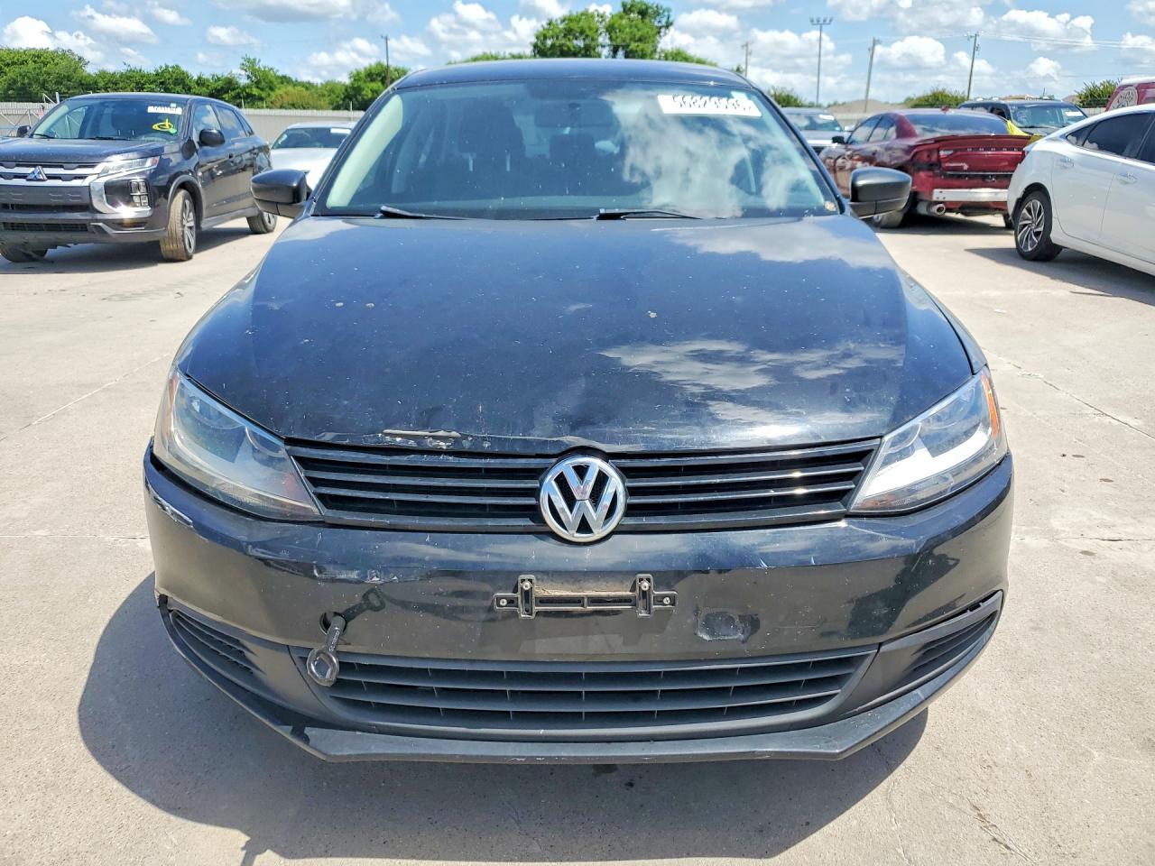 2014 Volkswagen Jetta Base Black vin: 3VW2K7AJ0EM442524