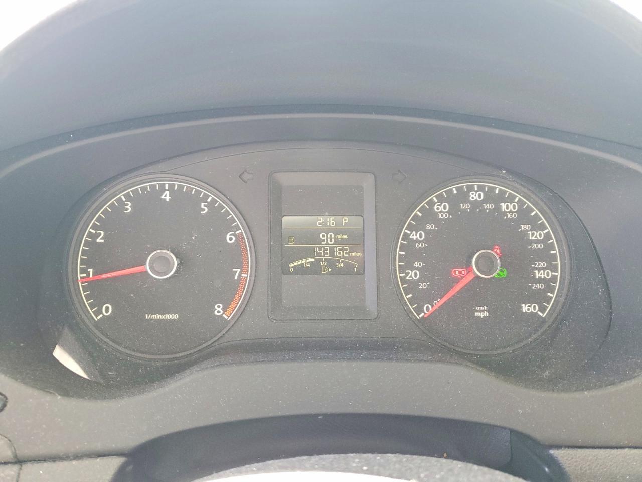 2014 Volkswagen Jetta Base Черный vin: 3VW2K7AJ0EM443933