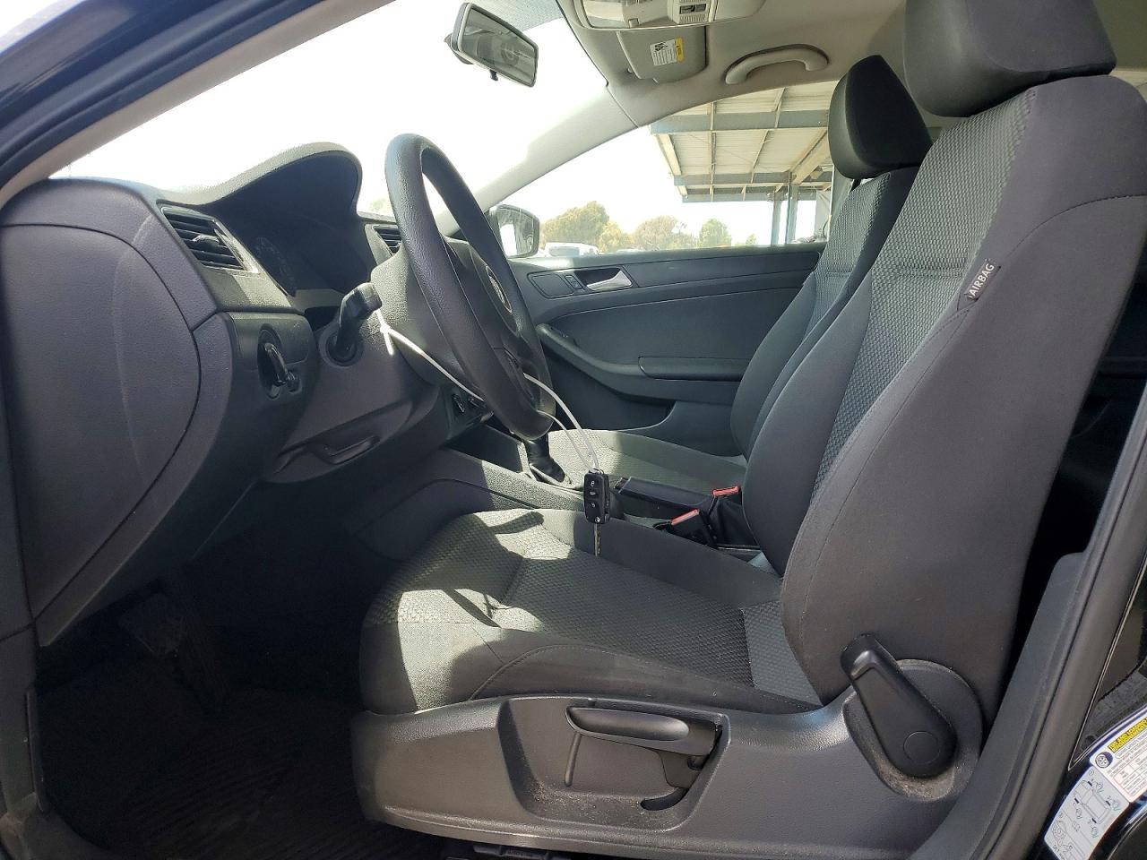 2014 Volkswagen Jetta Base Черный vin: 3VW2K7AJ0EM443933