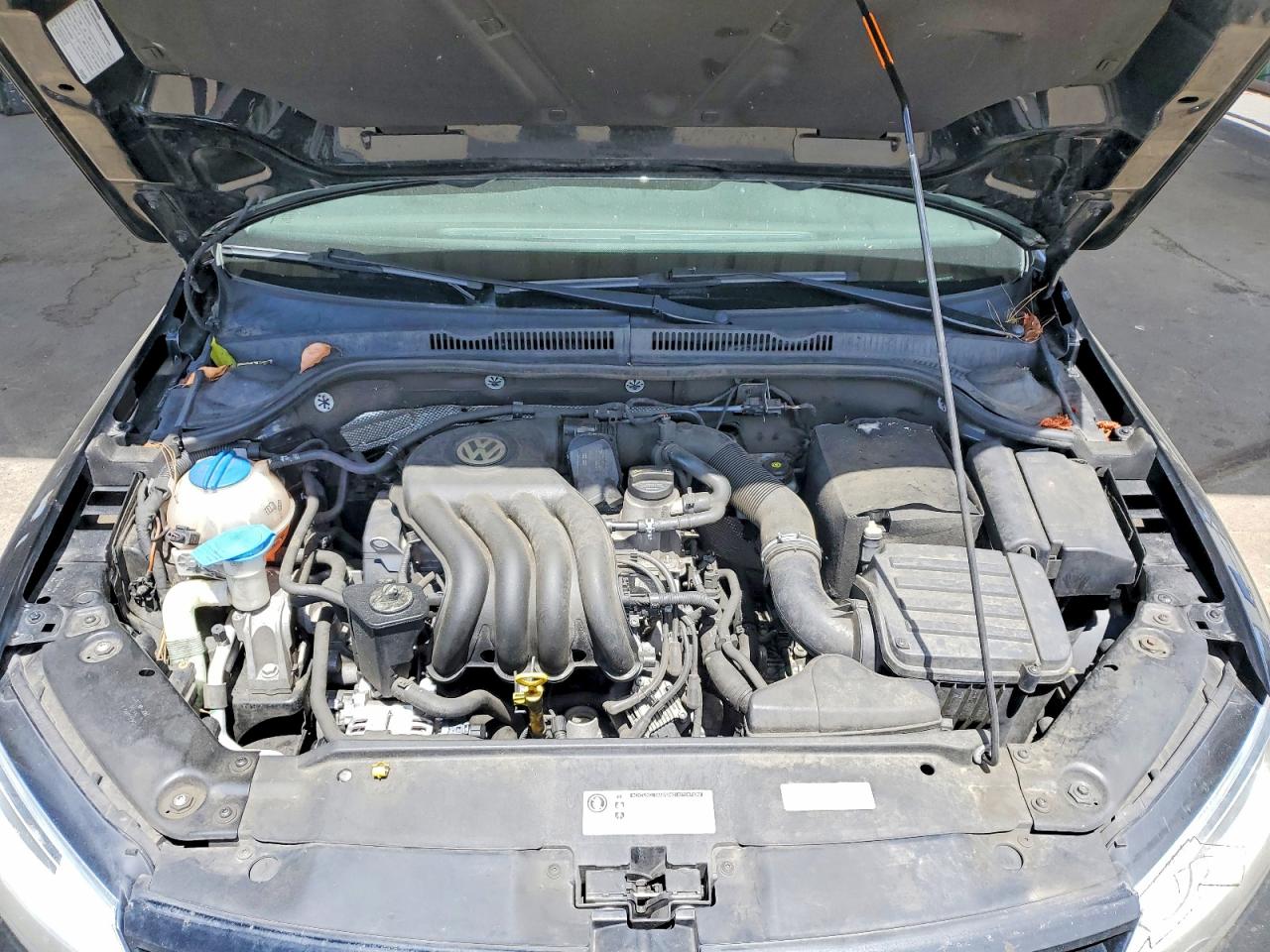 2014 Volkswagen Jetta Base Черный vin: 3VW2K7AJ0EM443933