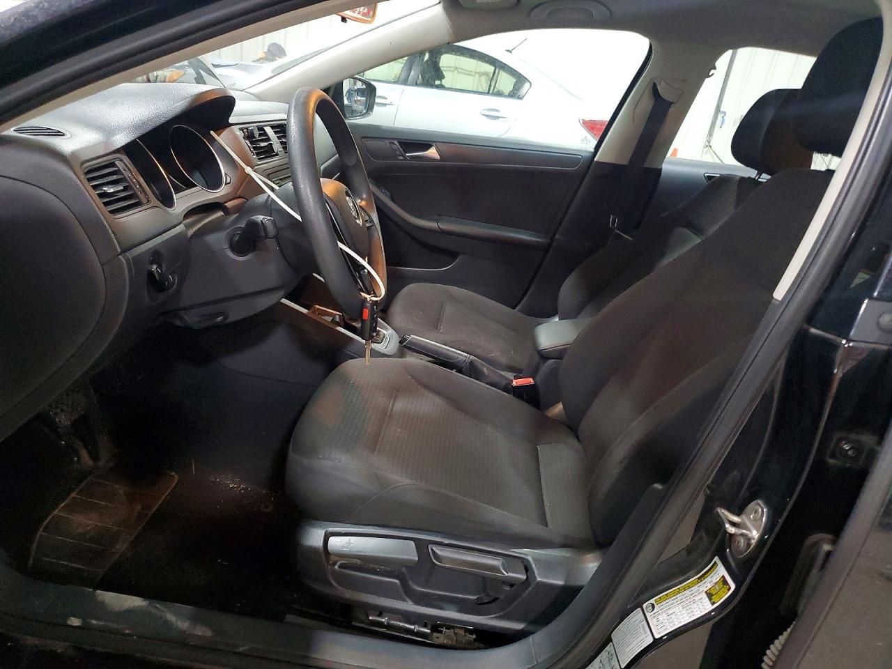 2015 Volkswagen Jetta Base Черный vin: 3VW2K7AJ0FM281335