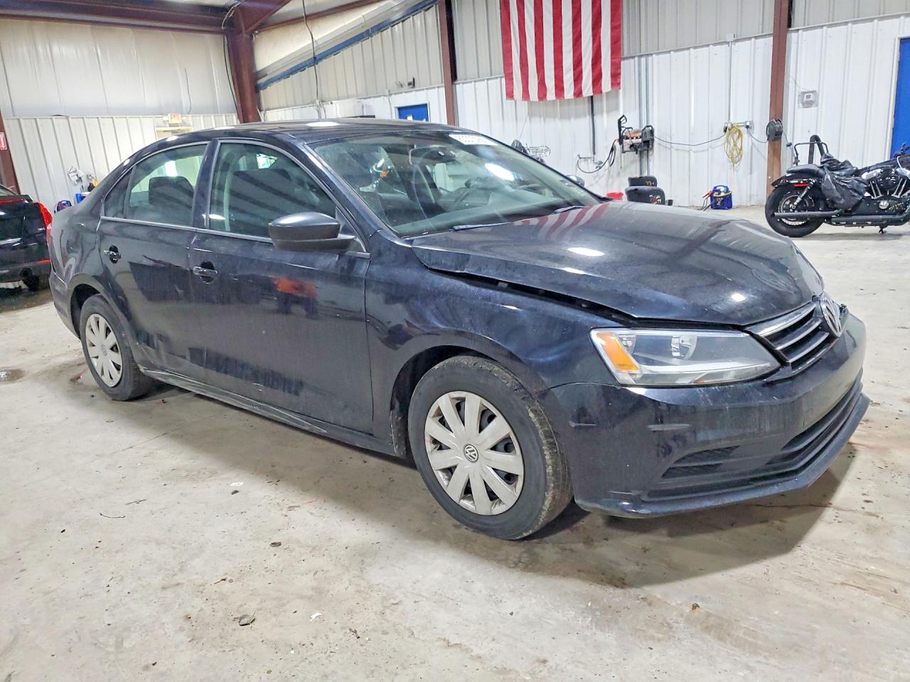 2015 Volkswagen Jetta Base Черный vin: 3VW2K7AJ0FM281335