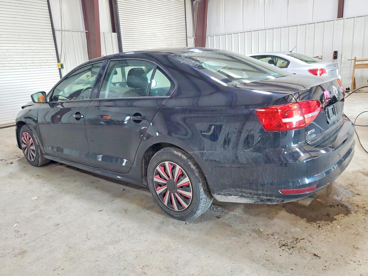 2015 Volkswagen Jetta Base Черный vin: 3VW2K7AJ0FM281335