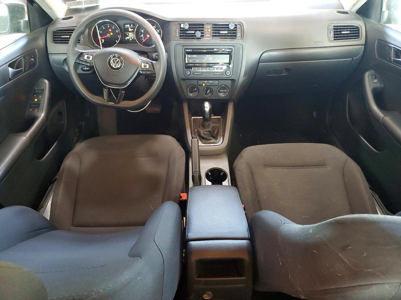 2015 Volkswagen Jetta Base Черный vin: 3VW2K7AJ0FM281335