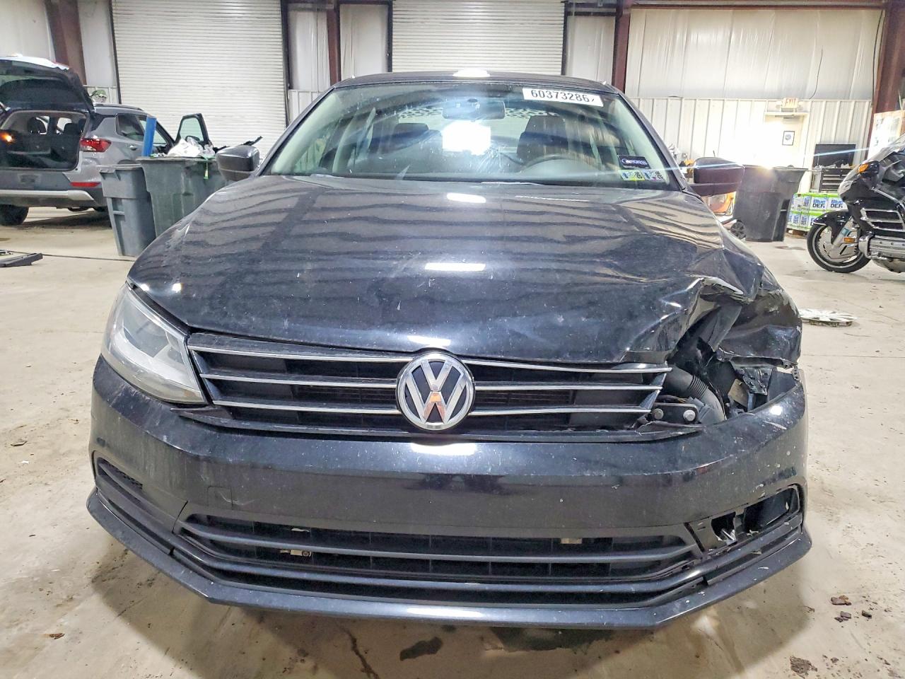 2015 Volkswagen Jetta Base Черный vin: 3VW2K7AJ0FM281335