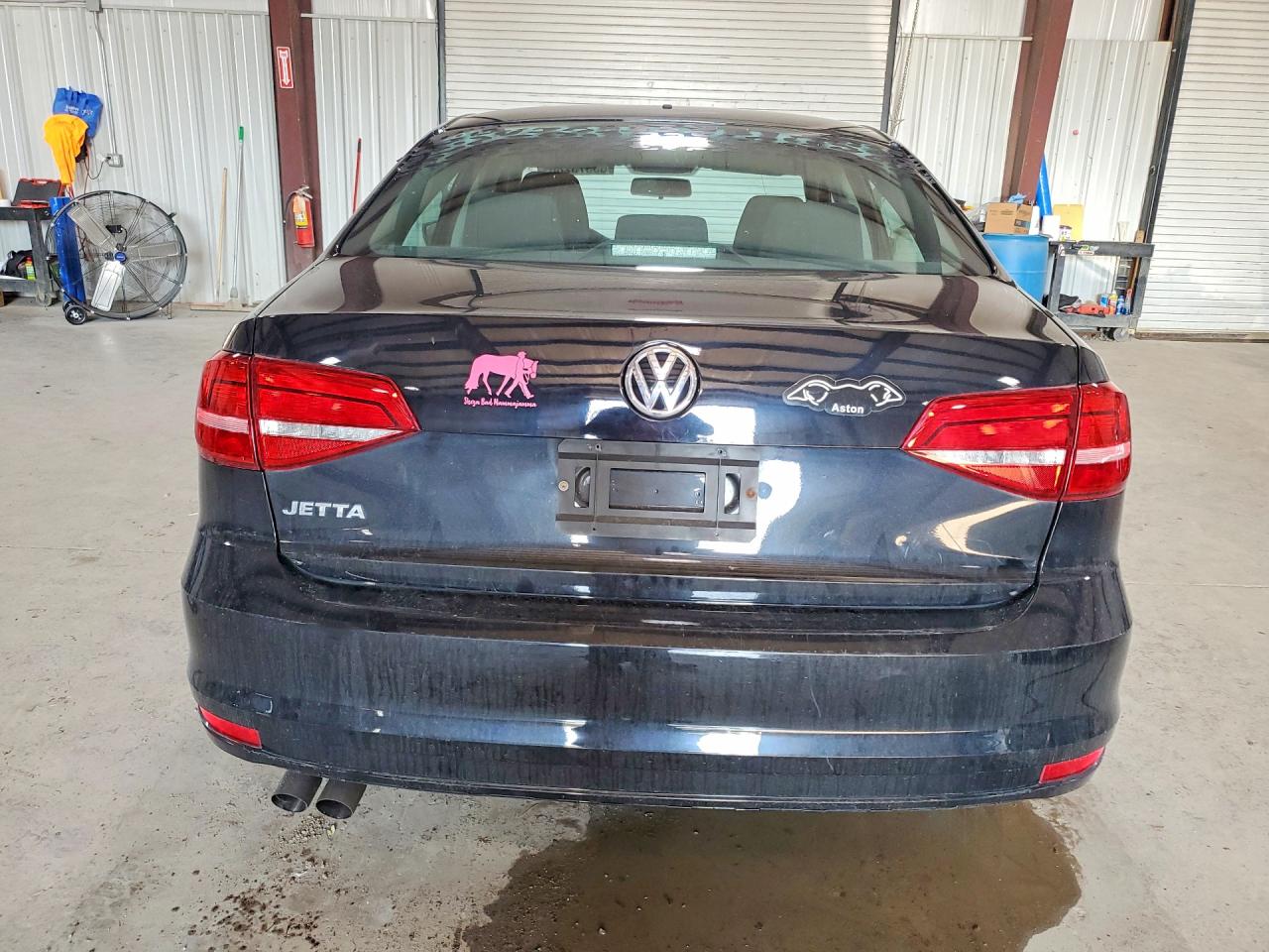 2015 Volkswagen Jetta Base Черный vin: 3VW2K7AJ0FM281335