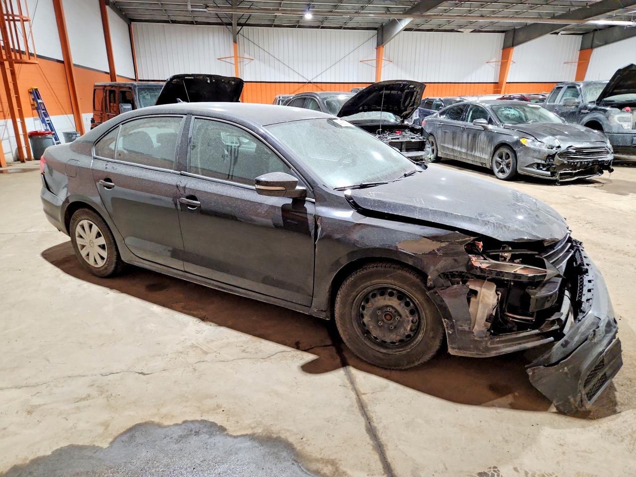 2015 Volkswagen Jetta Black vin: 3VW2K7AJ0FM332798