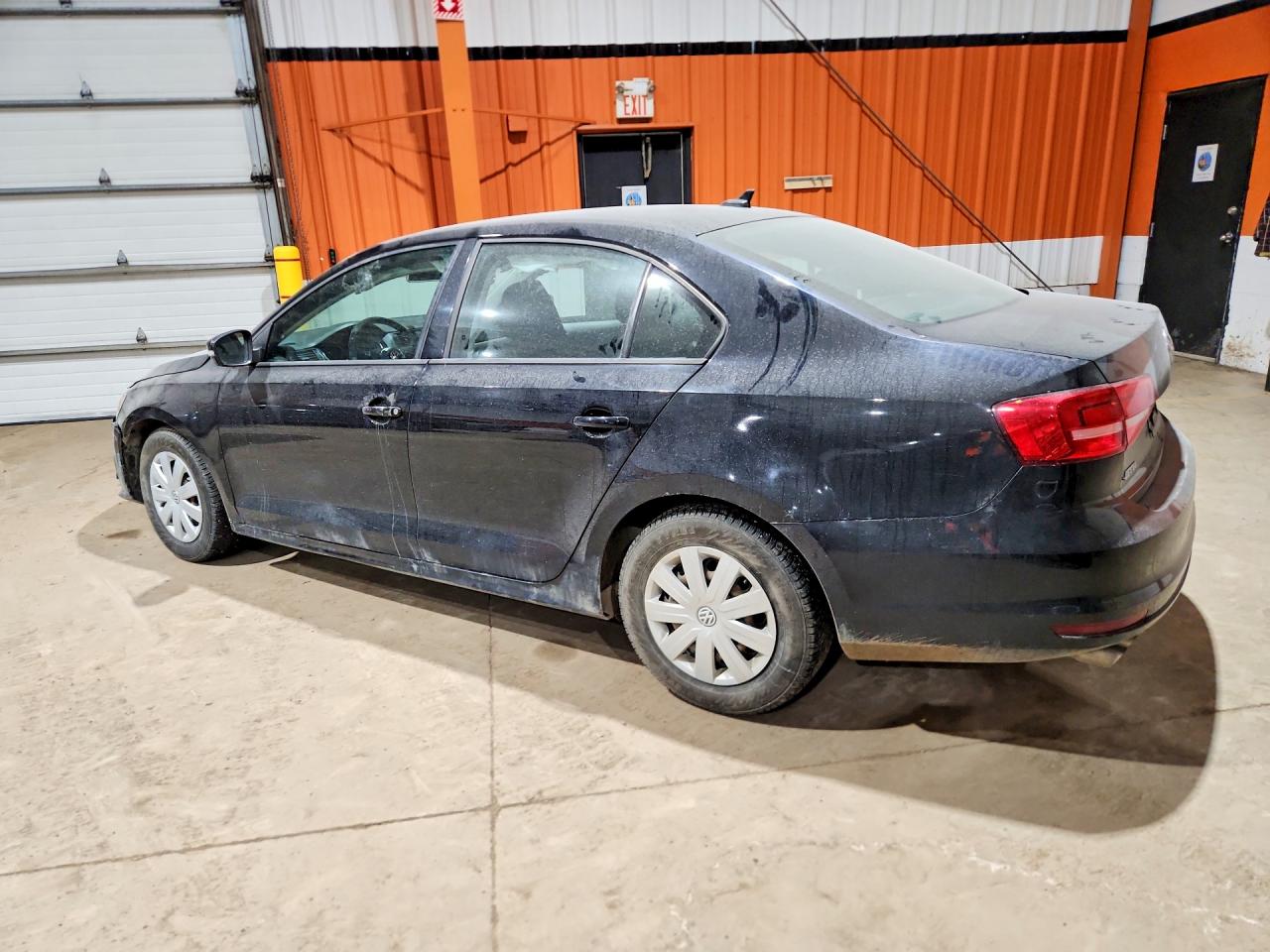 2015 Volkswagen Jetta Black vin: 3VW2K7AJ0FM332798