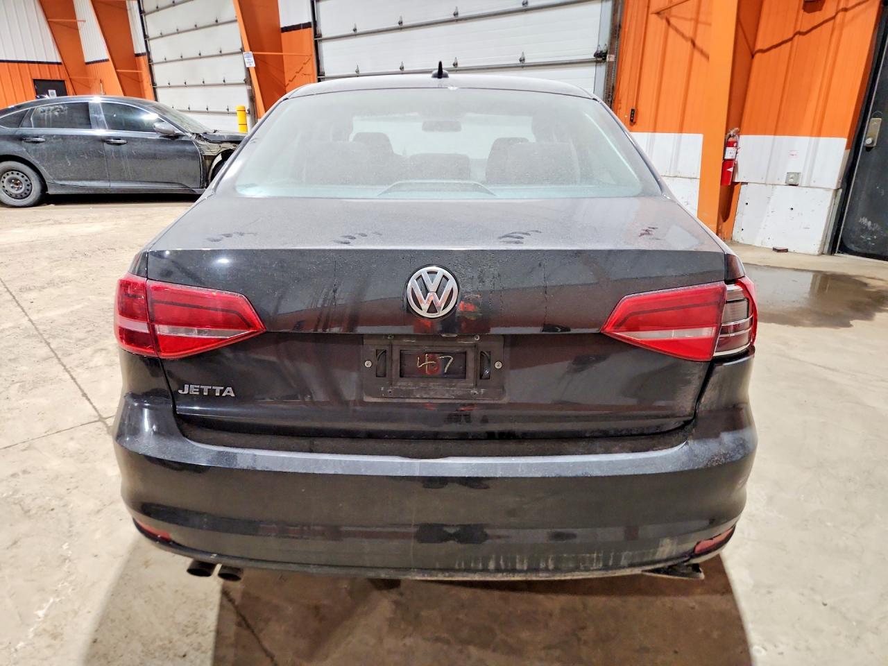 2015 Volkswagen Jetta Black vin: 3VW2K7AJ0FM332798
