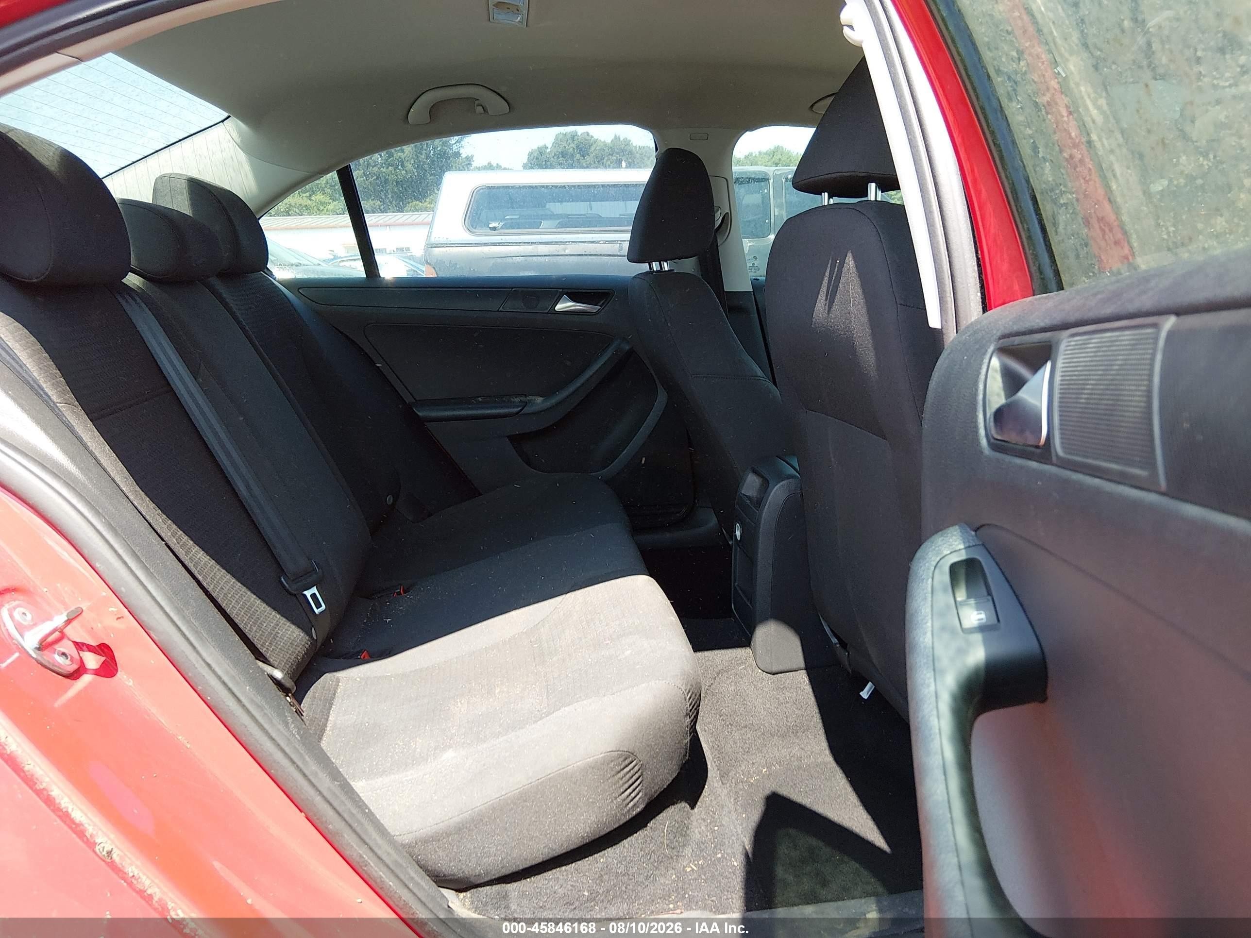 2015 Volkswagen Jetta 2.0l S Red vin: 3VW2K7AJ0FM354140