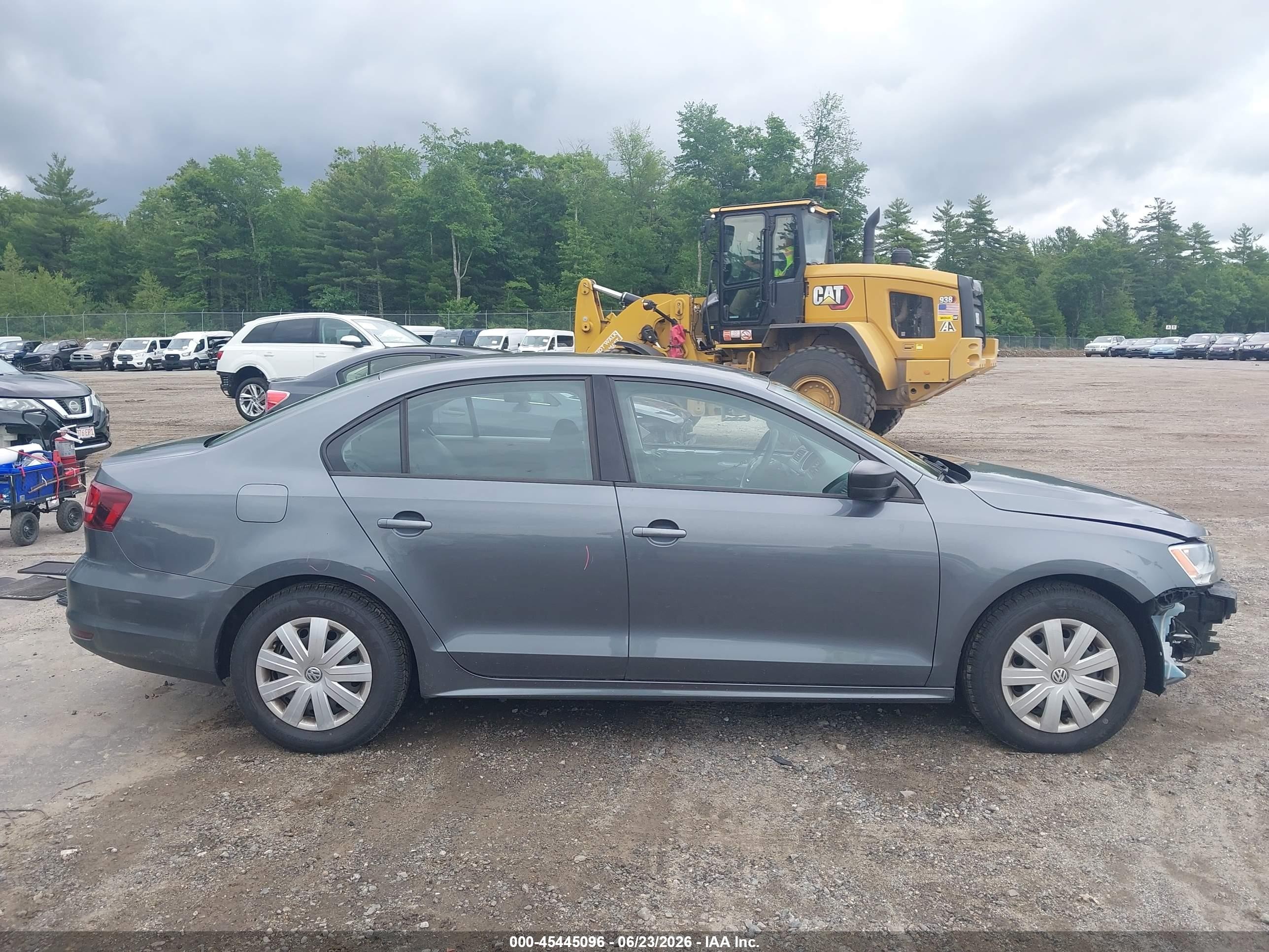 2015 Volkswagen Jetta 2.0l S Gray vin: 3VW2K7AJ0FM400324
