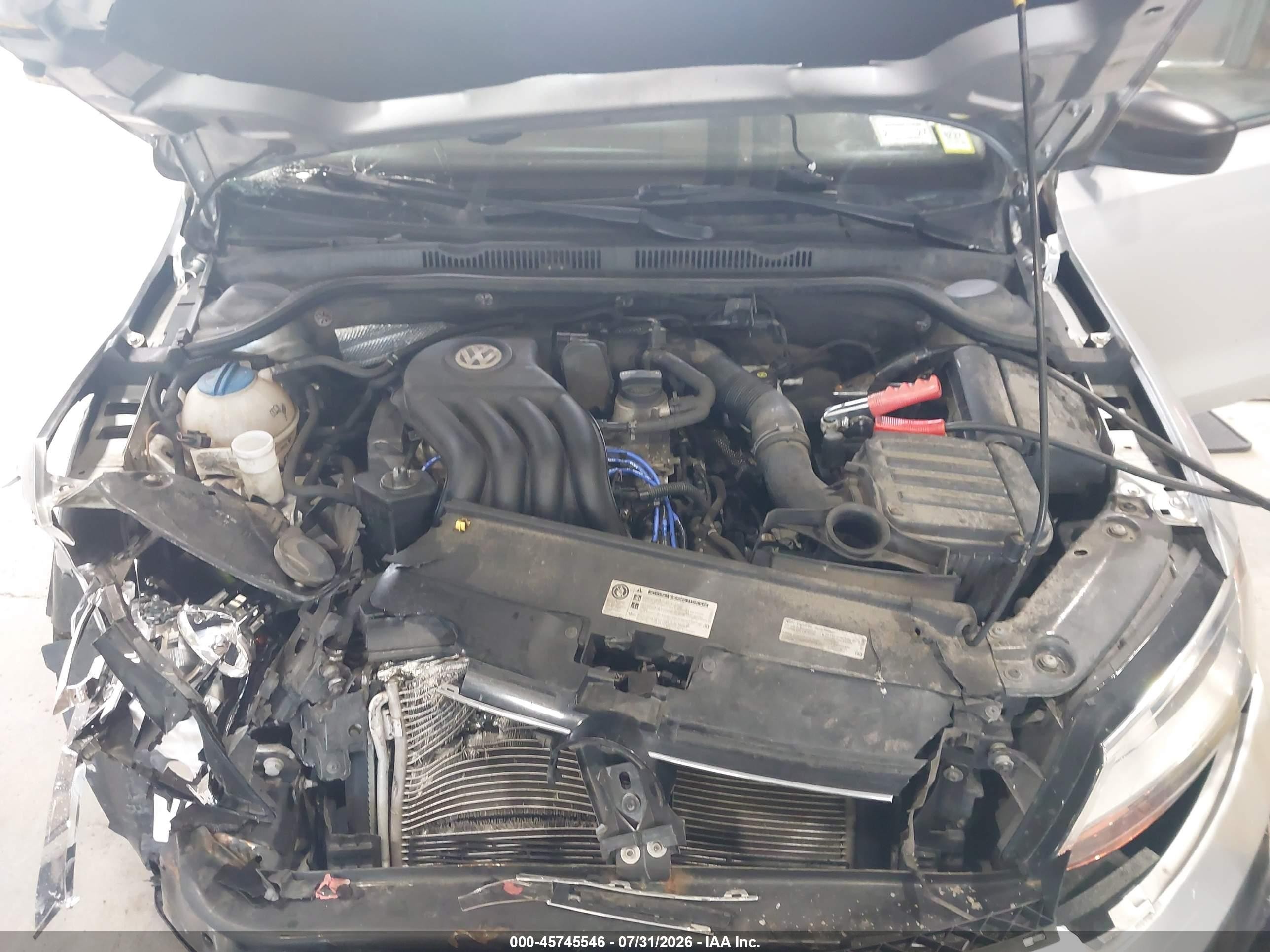 2015 Volkswagen Jetta 2.0l S Silver vin: 3VW2K7AJ0FM401604