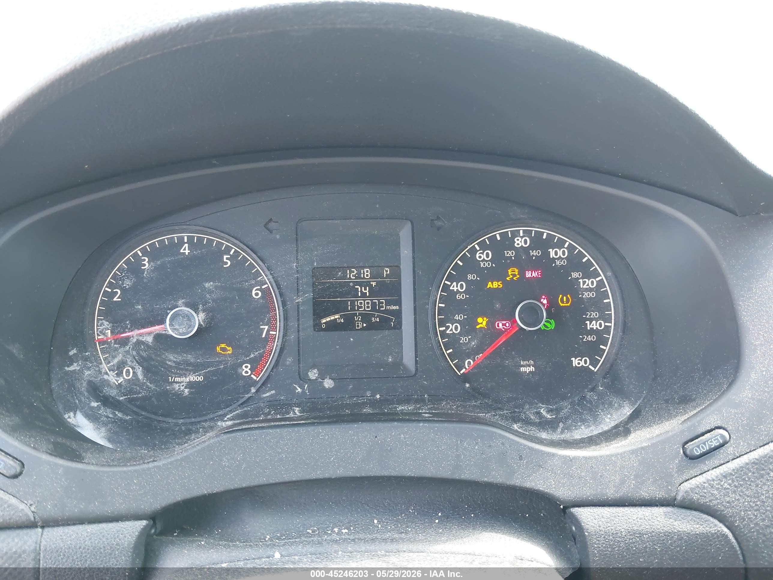 2011 Volkswagen Jetta 2.0l Base/2.0l S Белый vin: 3VW2K7AJ1BM390669