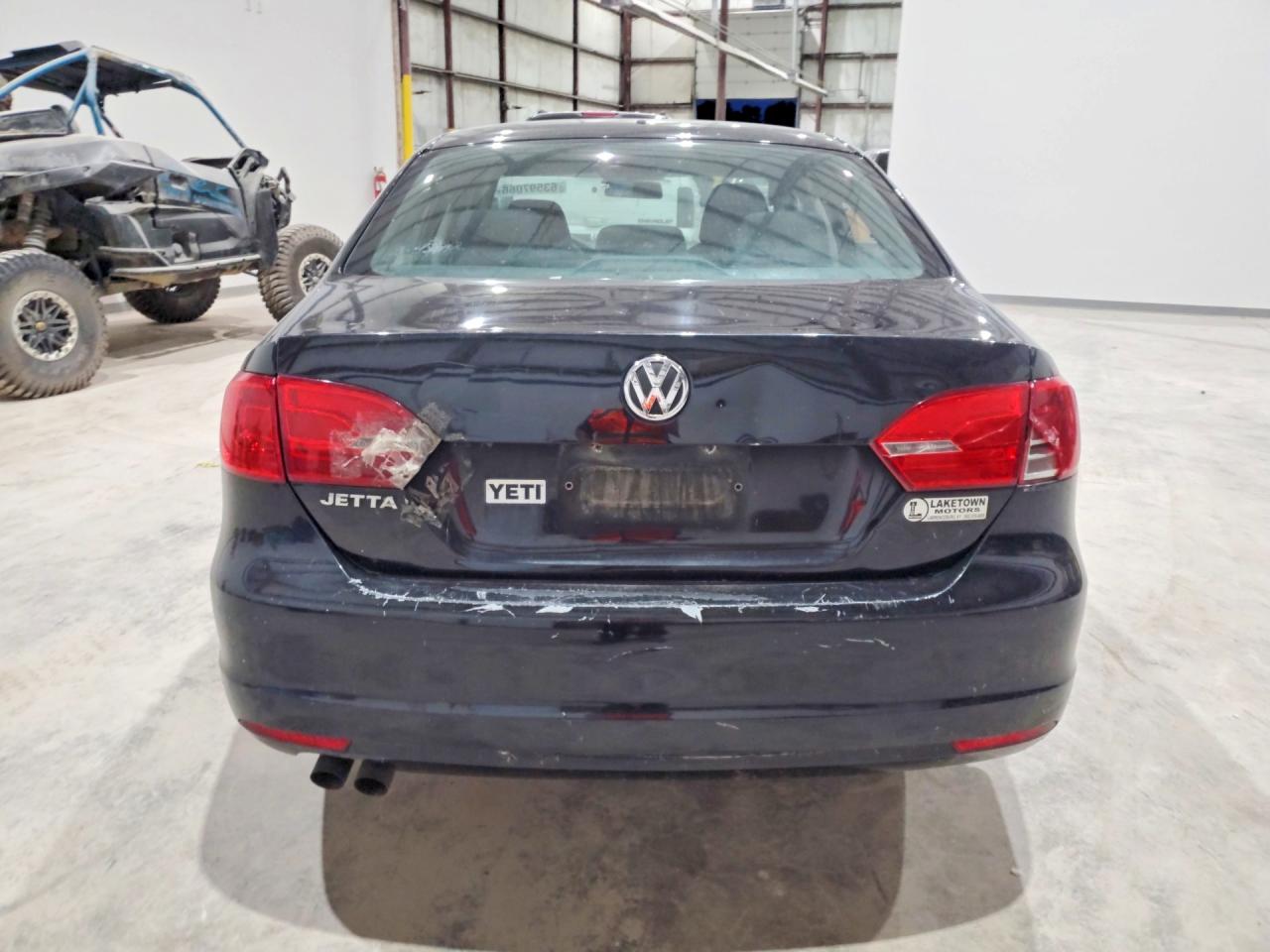 2012 Volkswagen Jetta Base Black vin: 3VW2K7AJ1CM356460