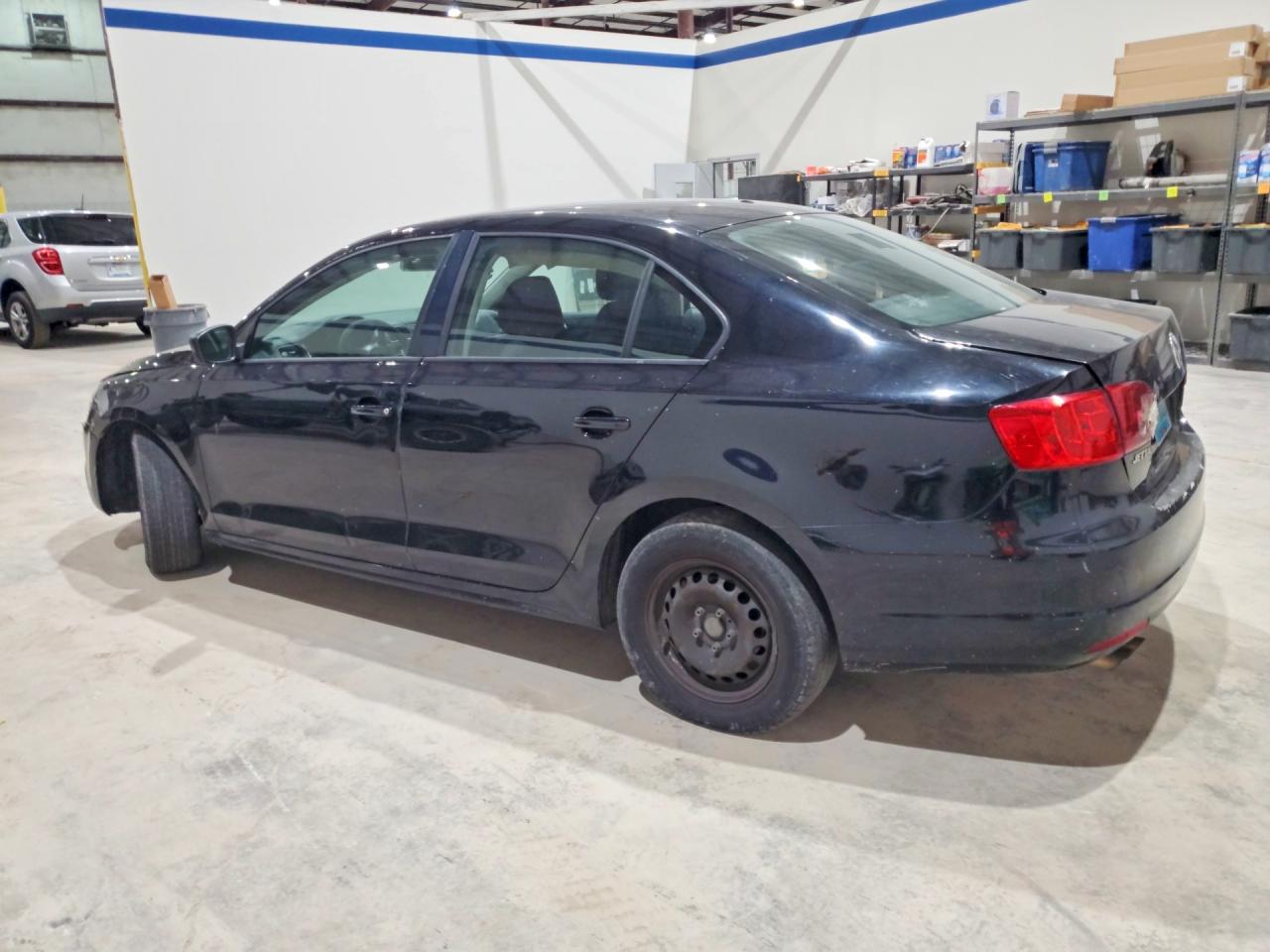 2012 Volkswagen Jetta Base Black vin: 3VW2K7AJ1CM356460