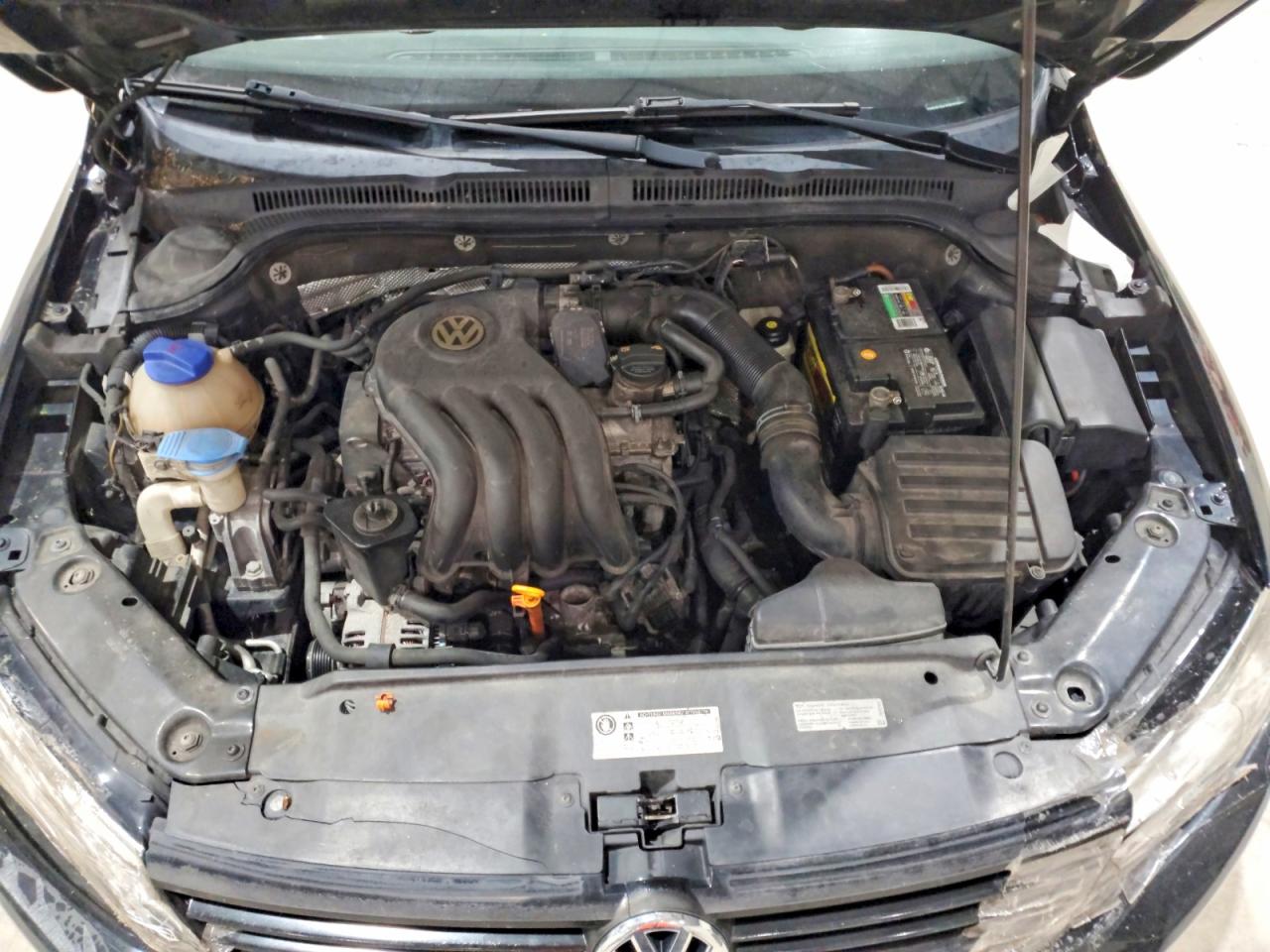 2012 Volkswagen Jetta Base Black vin: 3VW2K7AJ1CM356460