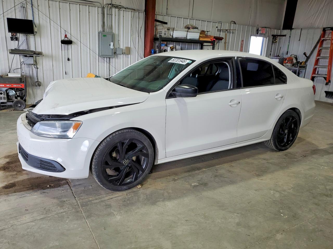 2012 Volkswagen Jetta Base White vin: 3VW2K7AJ1CM387692