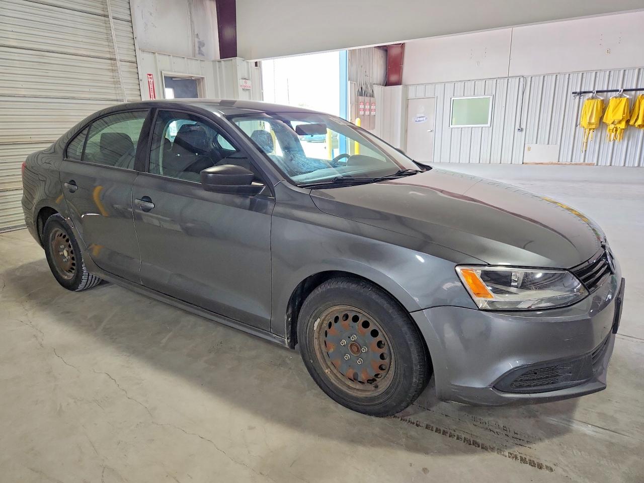 2013 Volkswagen Jetta Base Gray vin: 3VW2K7AJ1DM278599