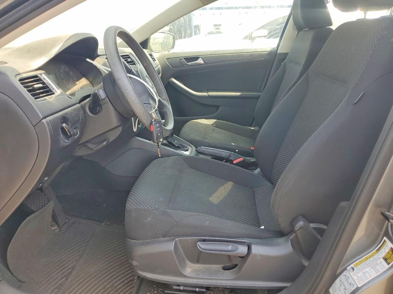 2014 Volkswagen Jetta Base Gray vin: 3VW2K7AJ1EM208537