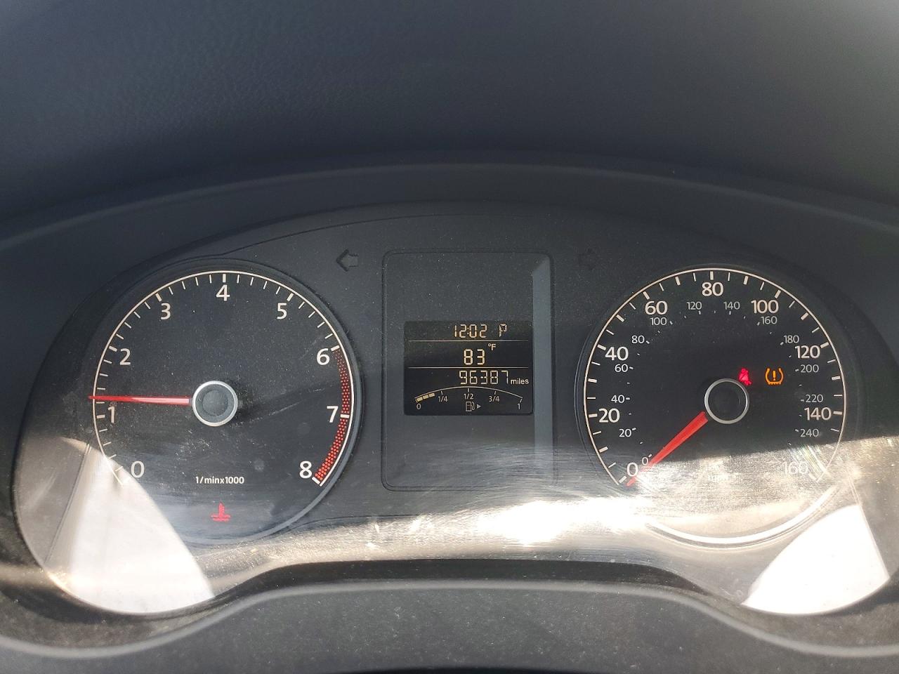 2014 Volkswagen Jetta Base Gray vin: 3VW2K7AJ1EM208537