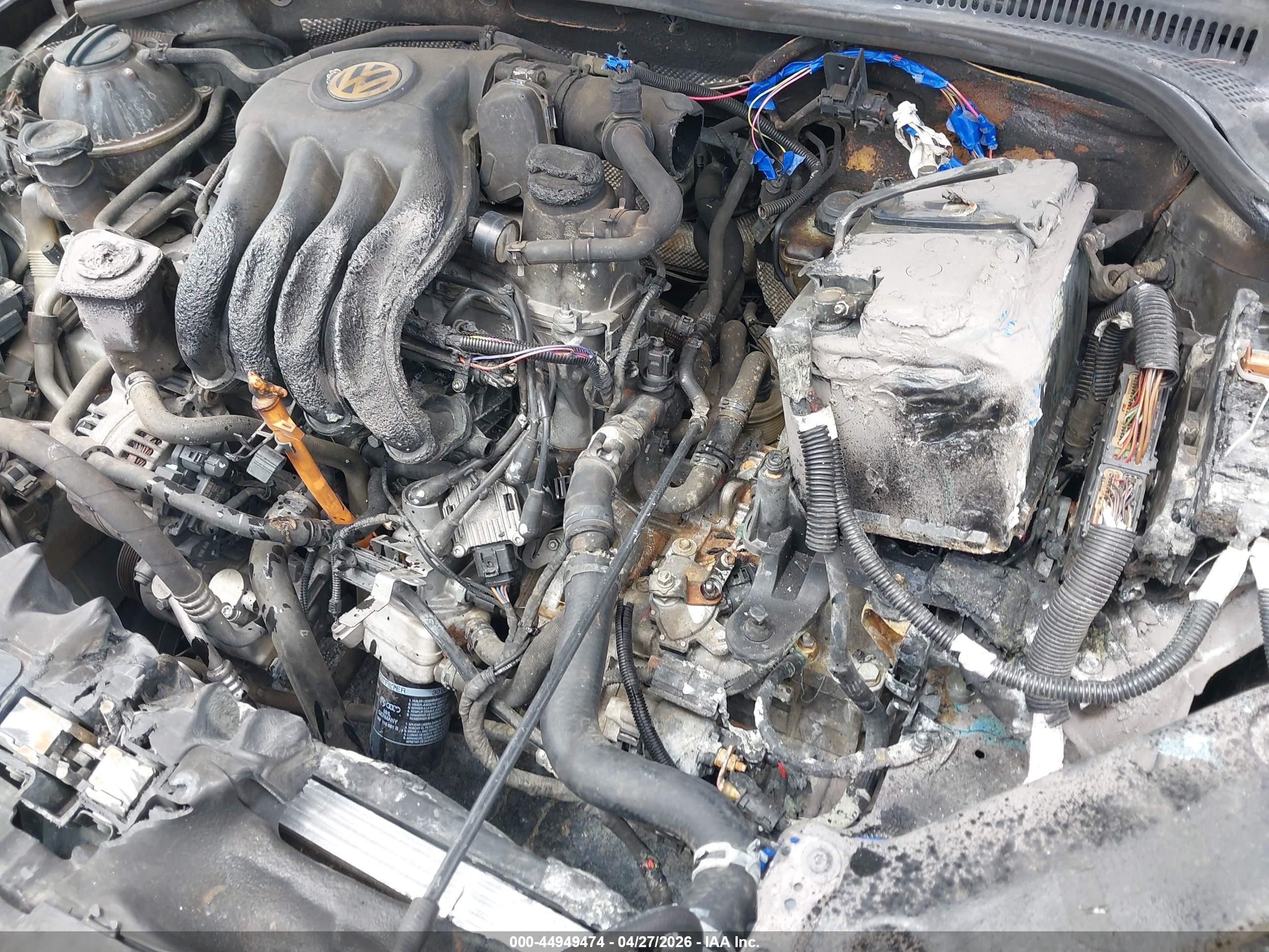 2014 Volkswagen Jetta 2.0l S Gray vin: 3VW2K7AJ1EM208974