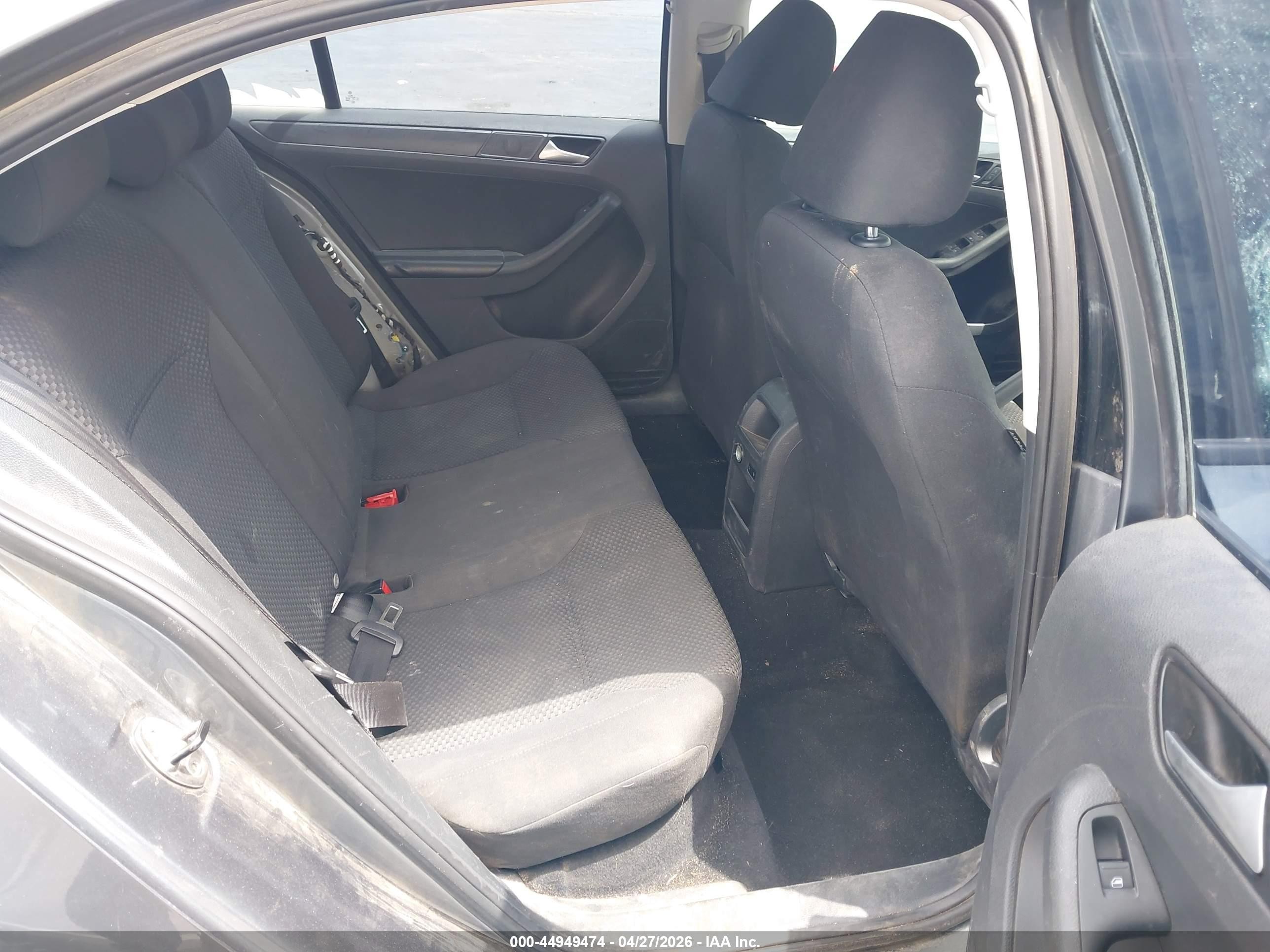 2014 Volkswagen Jetta 2.0l S Gray vin: 3VW2K7AJ1EM208974
