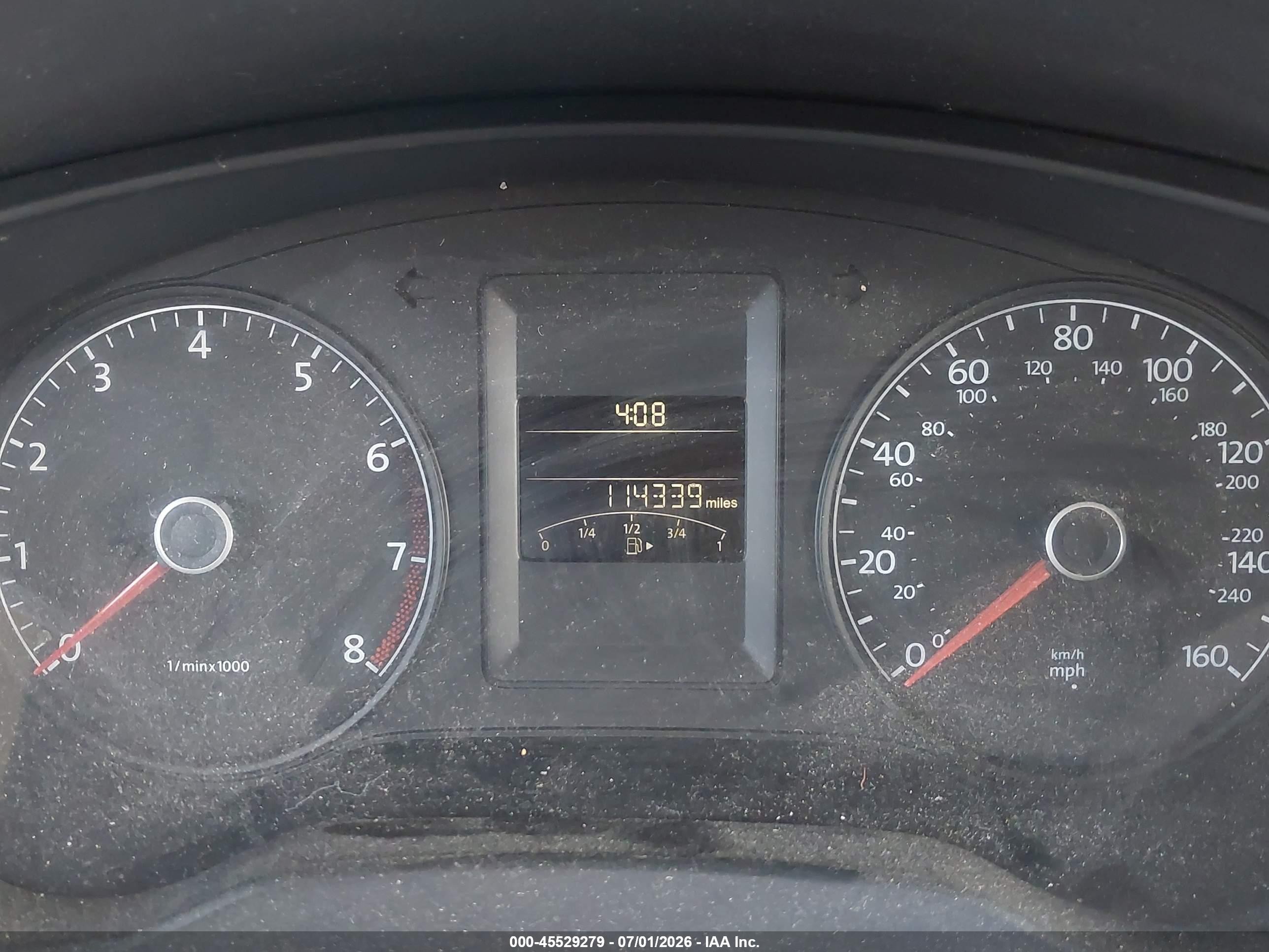 2014 Volkswagen Jetta 2.0l S Серый vin: 3VW2K7AJ1EM235267