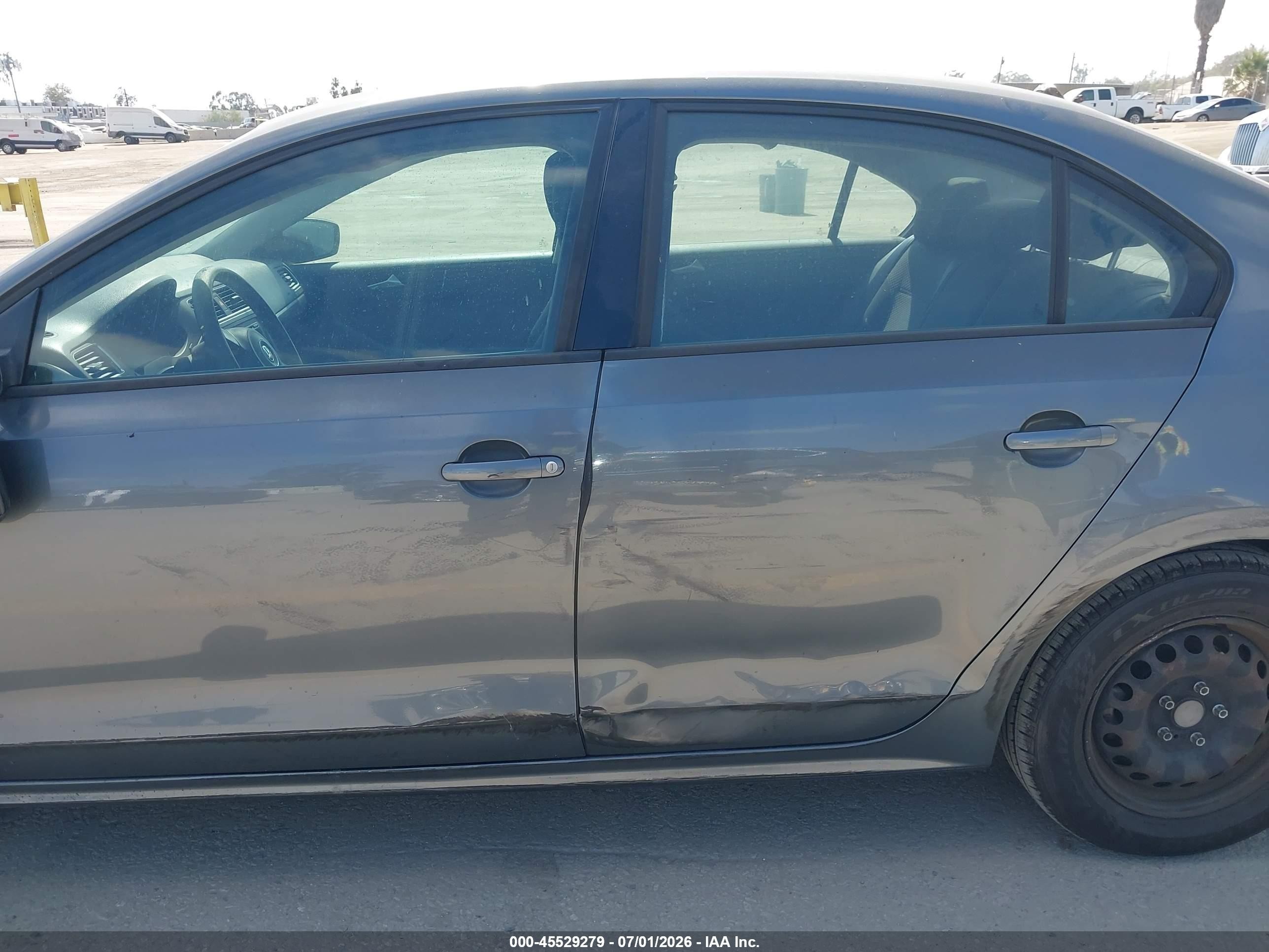 2014 Volkswagen Jetta 2.0l S Серый vin: 3VW2K7AJ1EM235267