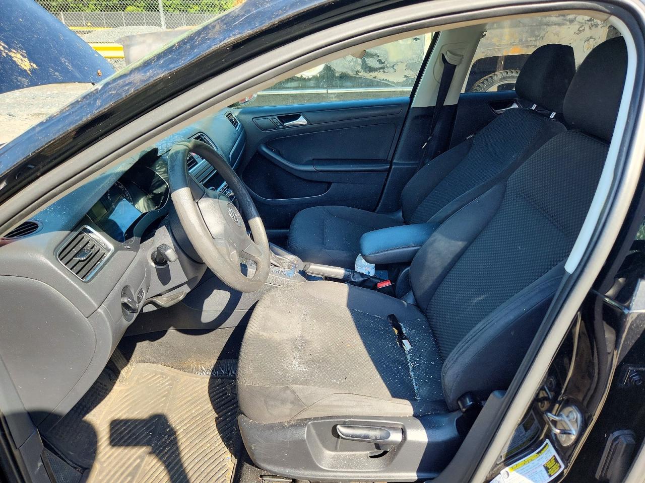 2014 Volkswagen Jetta Base Black vin: 3VW2K7AJ1EM274568