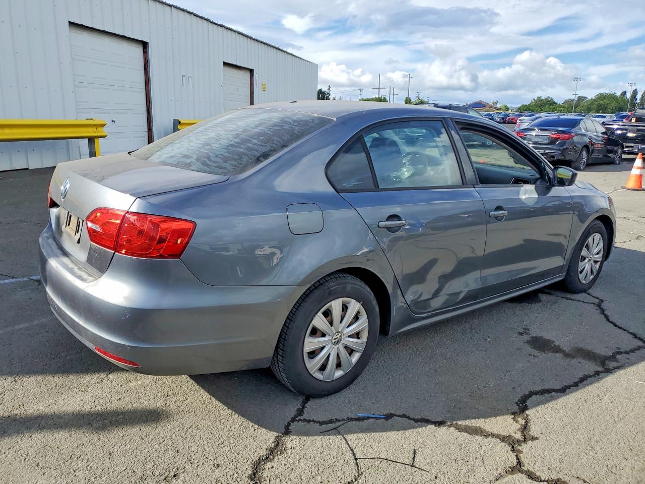 2014 Volkswagen Jetta Base Серый vin: 3VW2K7AJ1EM332131