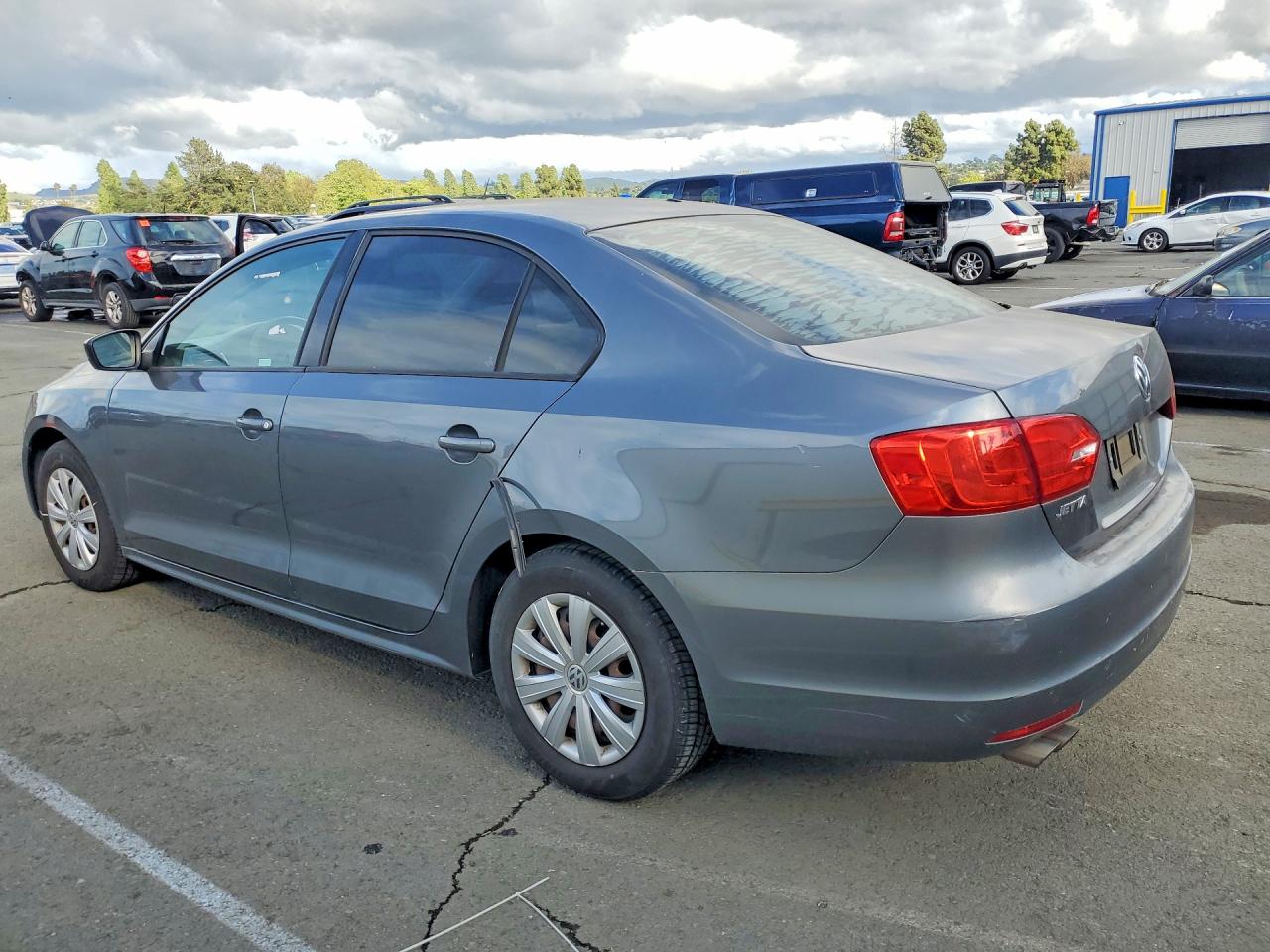 2014 Volkswagen Jetta Base Серый vin: 3VW2K7AJ1EM332131