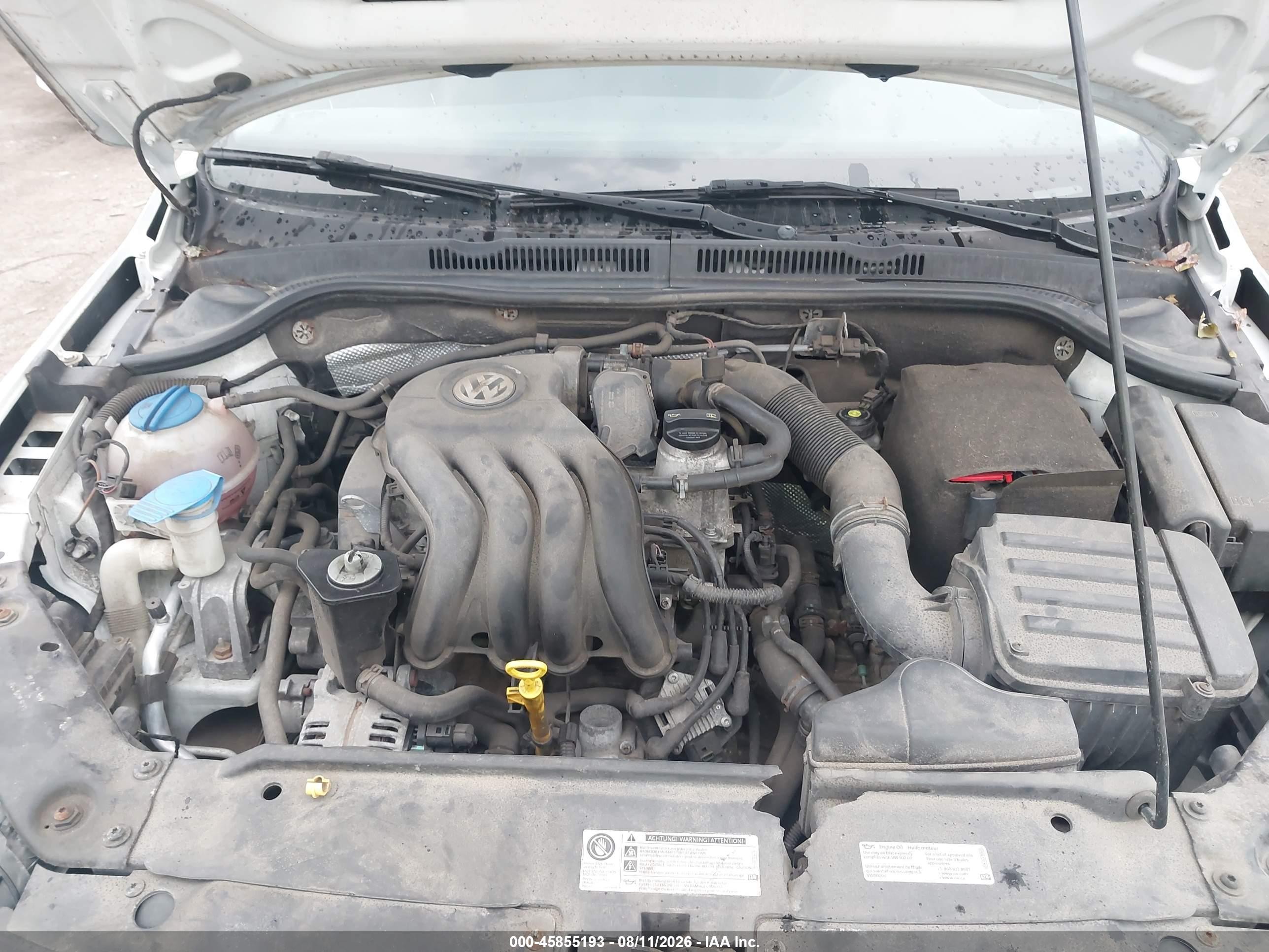 2014 Volkswagen Jetta 2.0l S Белый vin: 3VW2K7AJ1EM334249