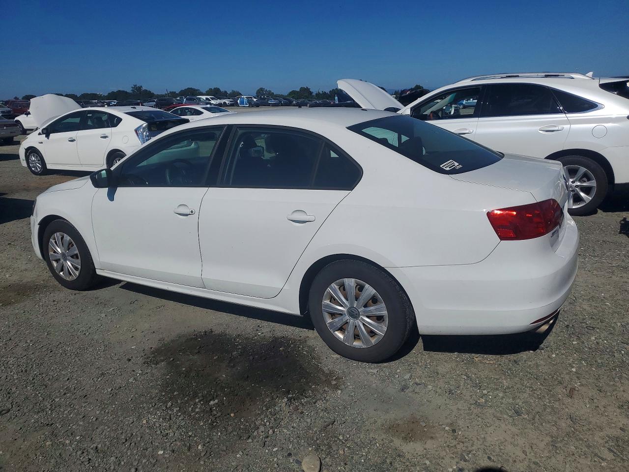 2014 Volkswagen Jetta Base Белый vin: 3VW2K7AJ1EM425750