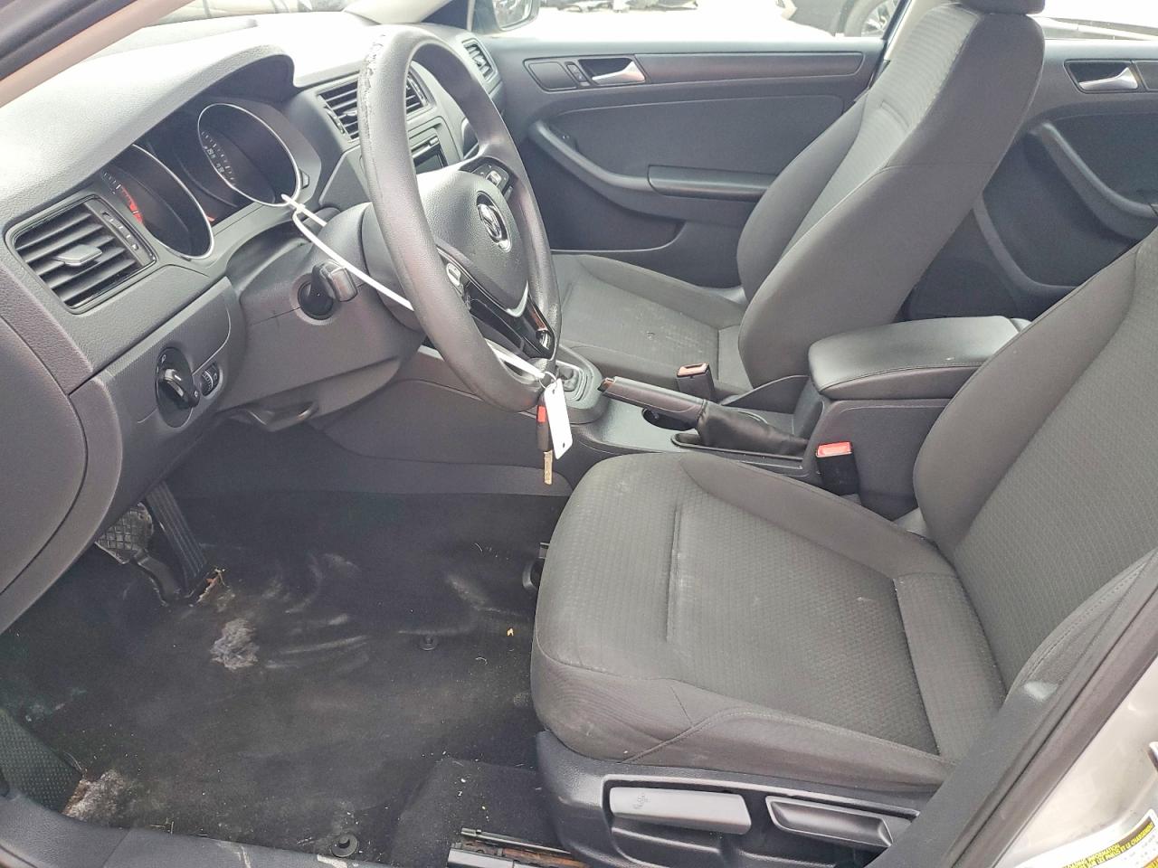 2015 Volkswagen Jetta Base Silver vin: 3VW2K7AJ1FM324970
