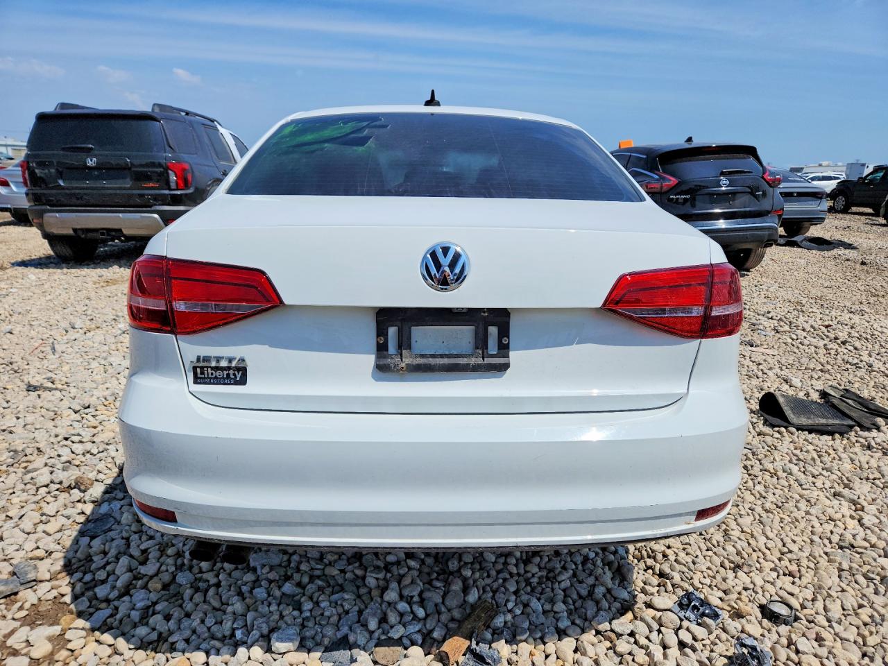2015 Volkswagen Jetta Base Белый vin: 3VW2K7AJ1FM348413