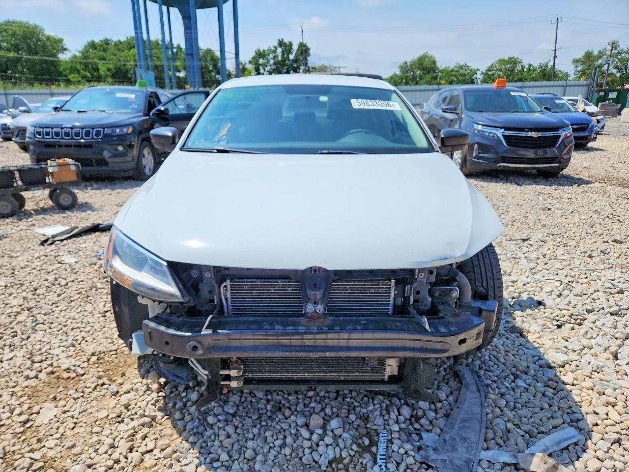 2015 Volkswagen Jetta Base Белый vin: 3VW2K7AJ1FM348413