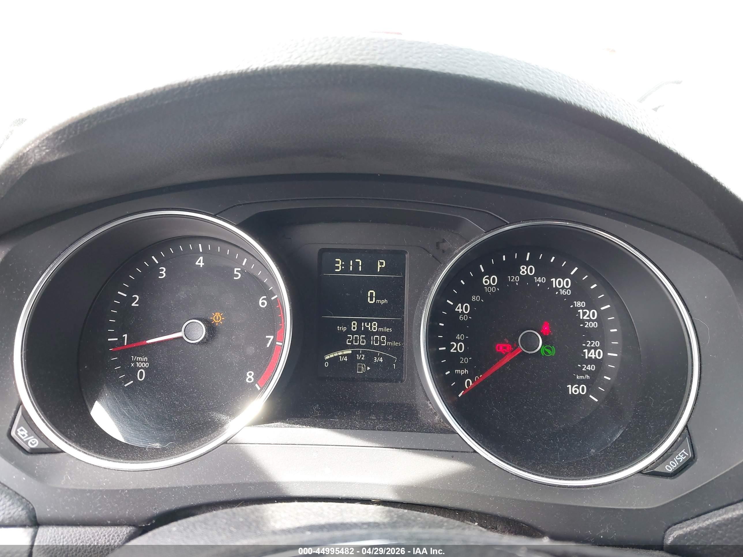 2015 Volkswagen Jetta 2.0l S Синий vin: 3VW2K7AJ1FM357516