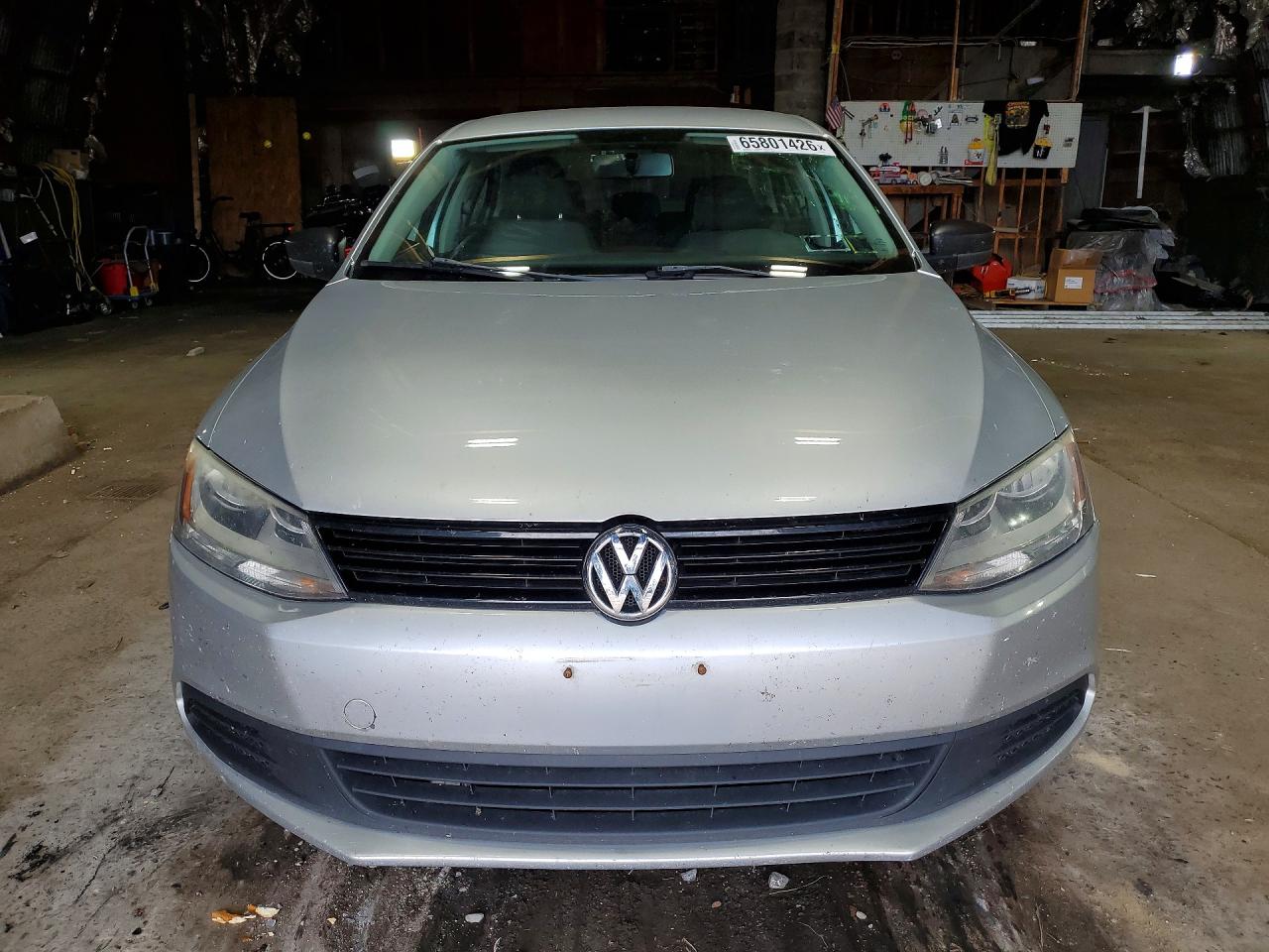 2011 Volkswagen Jetta Base Silver vin: 3VW2K7AJ2BM024249