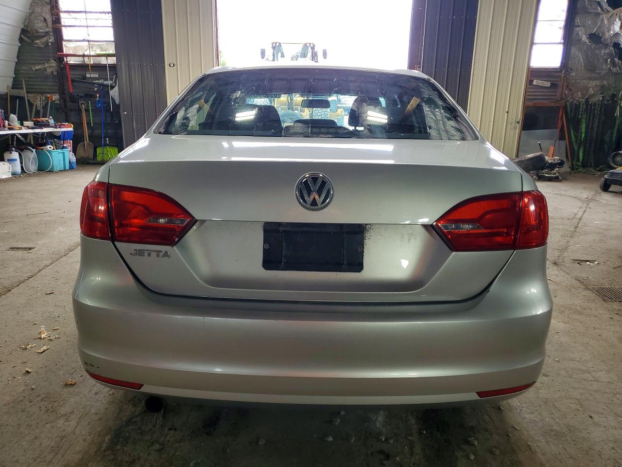 2011 Volkswagen Jetta Base Silver vin: 3VW2K7AJ2BM024249