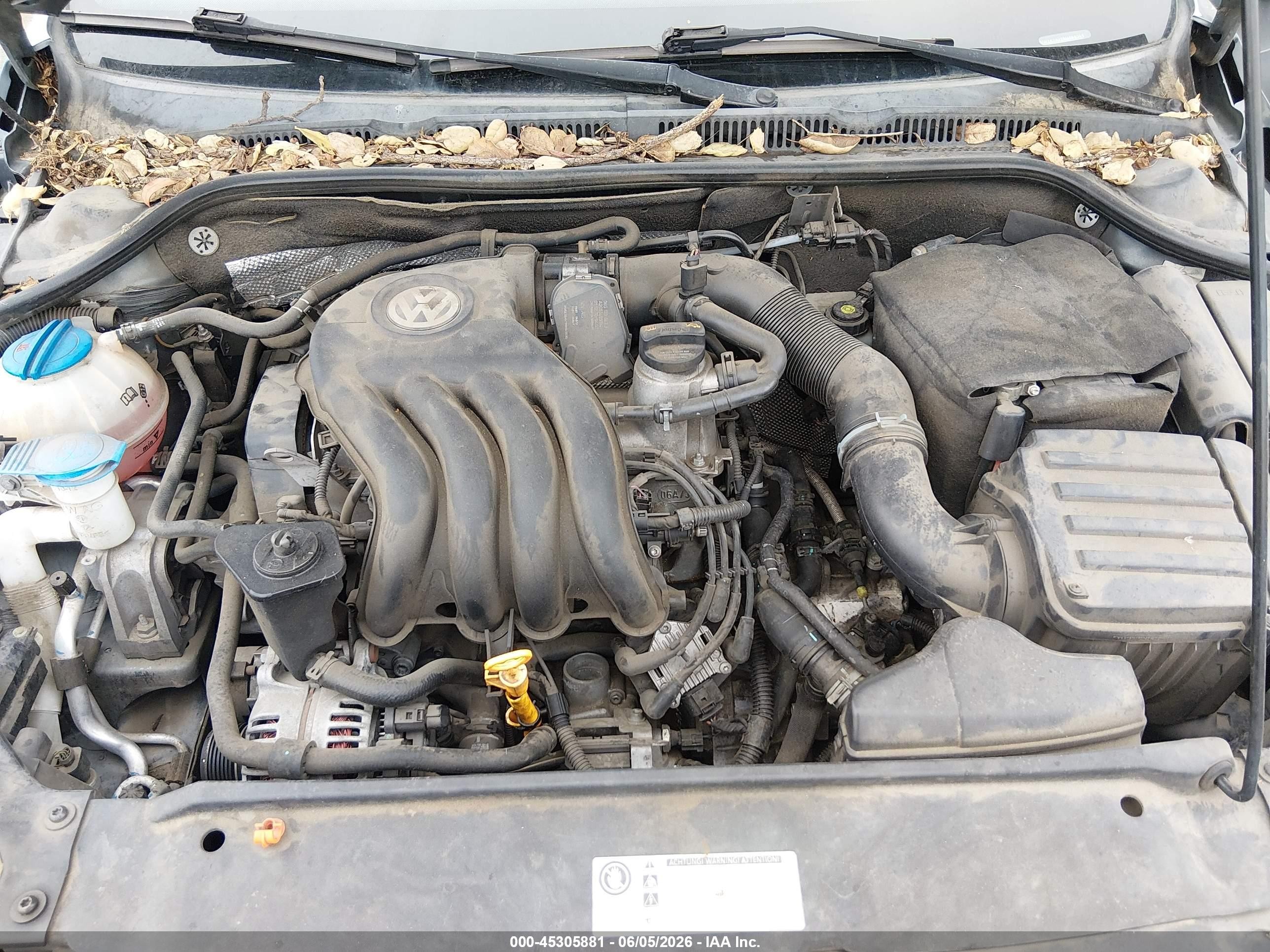 2011 Volkswagen Jetta 2.0l S Gray vin: 3VW2K7AJ2BM059356