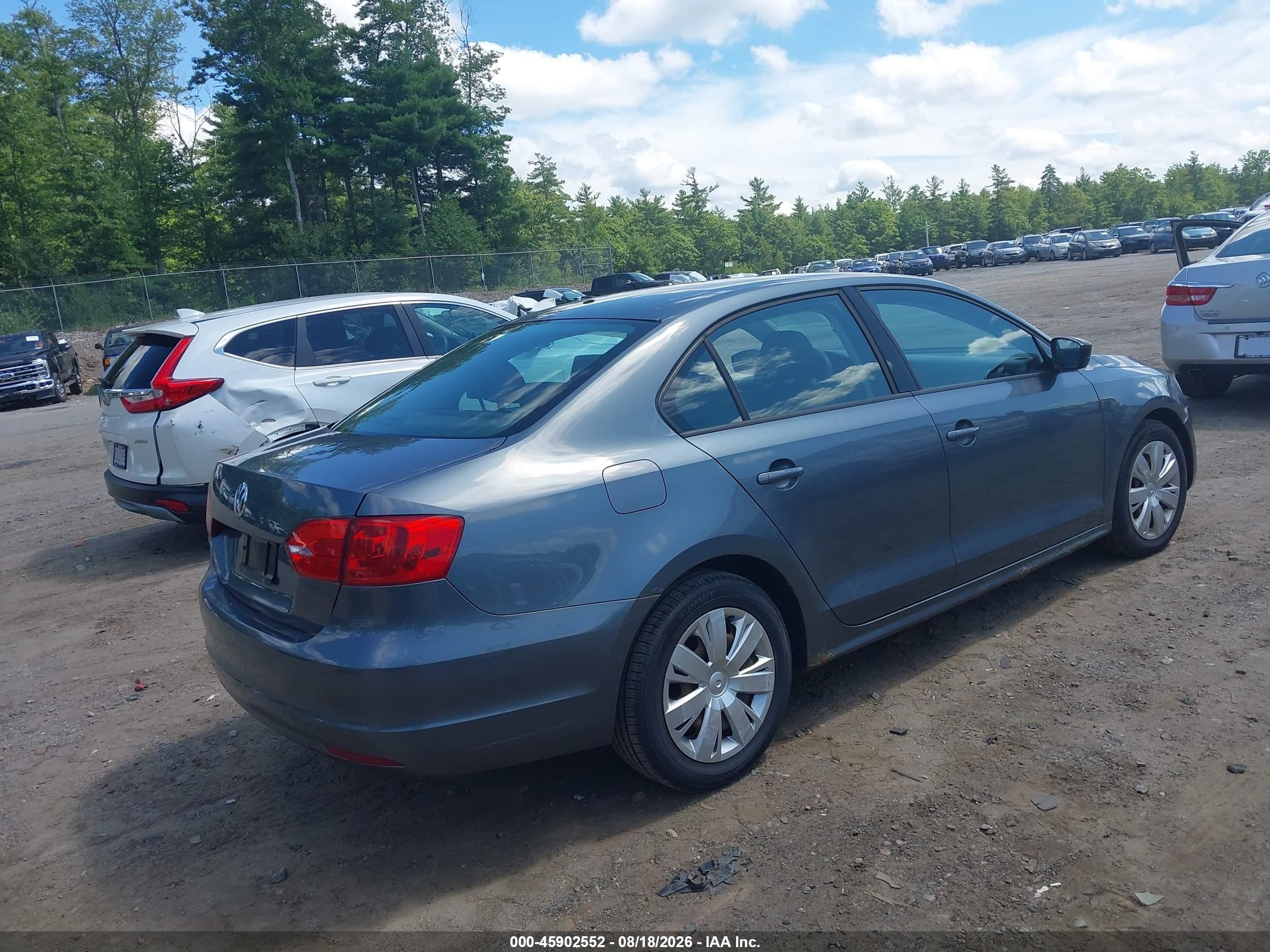 2011 Volkswagen Jetta 2.0l S Gray vin: 3VW2K7AJ2BM118549