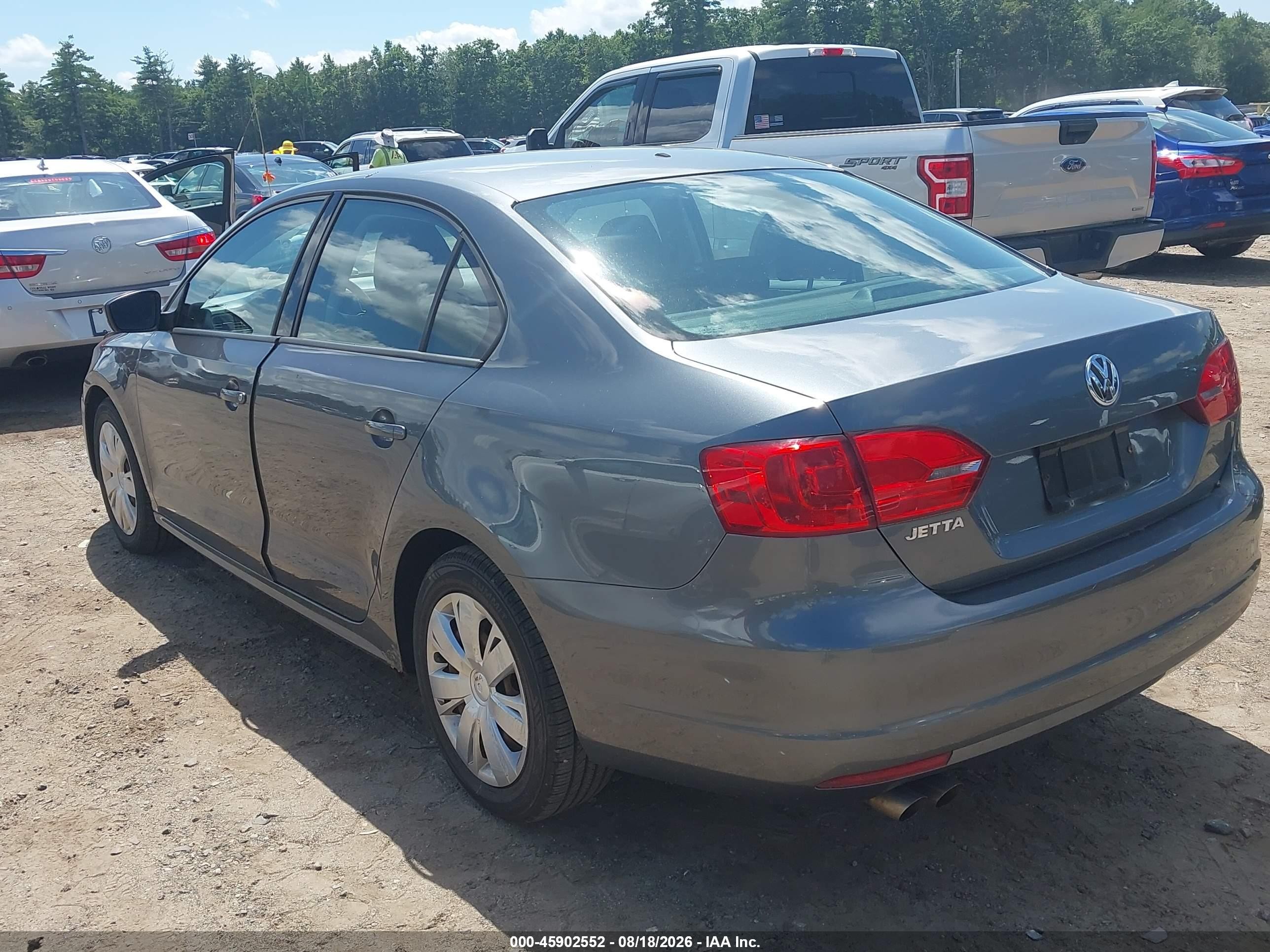2011 Volkswagen Jetta 2.0l S Gray vin: 3VW2K7AJ2BM118549