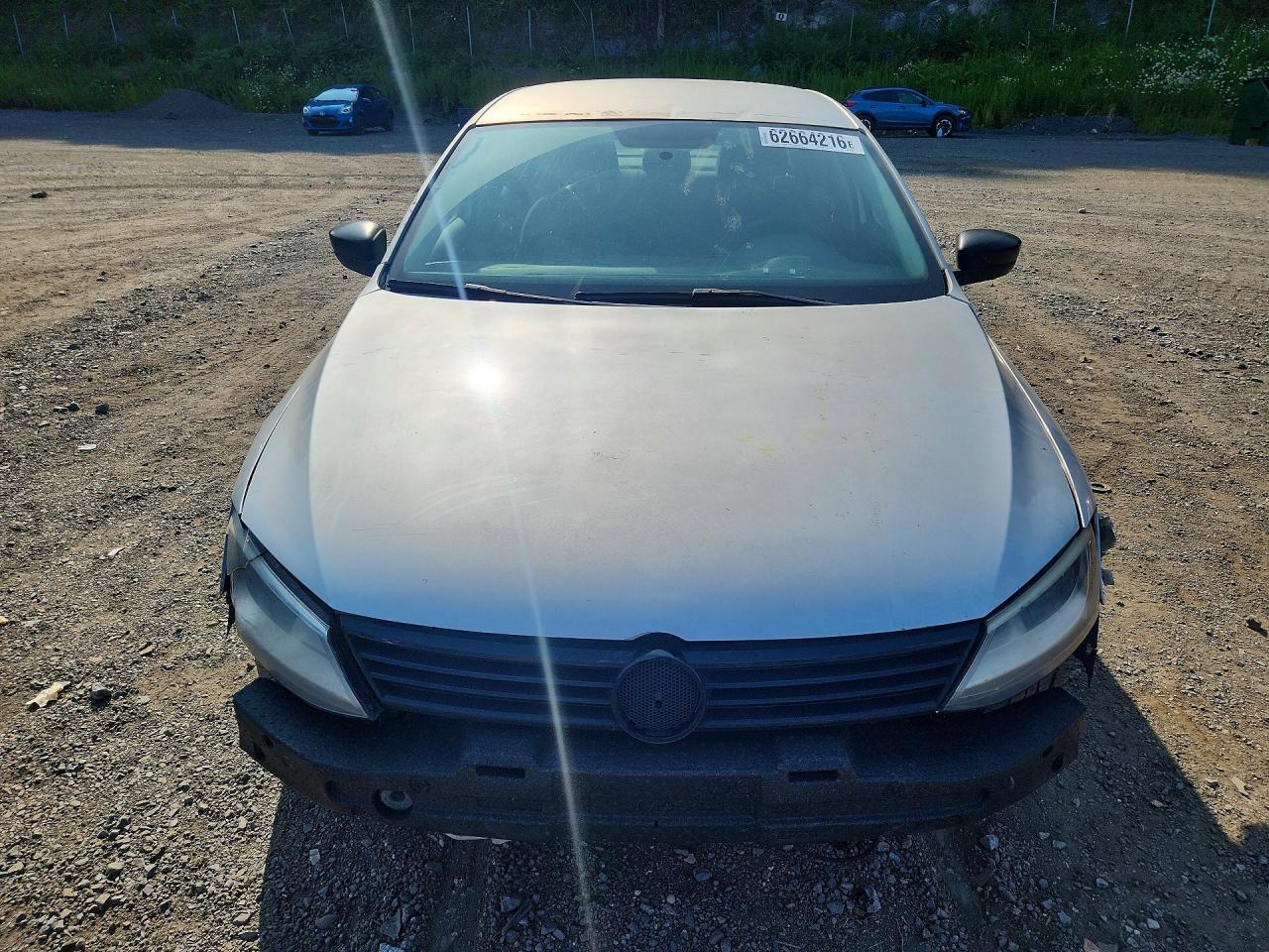 2011 Volkswagen Jetta Base Silver vin: 3VW2K7AJ2BM364873