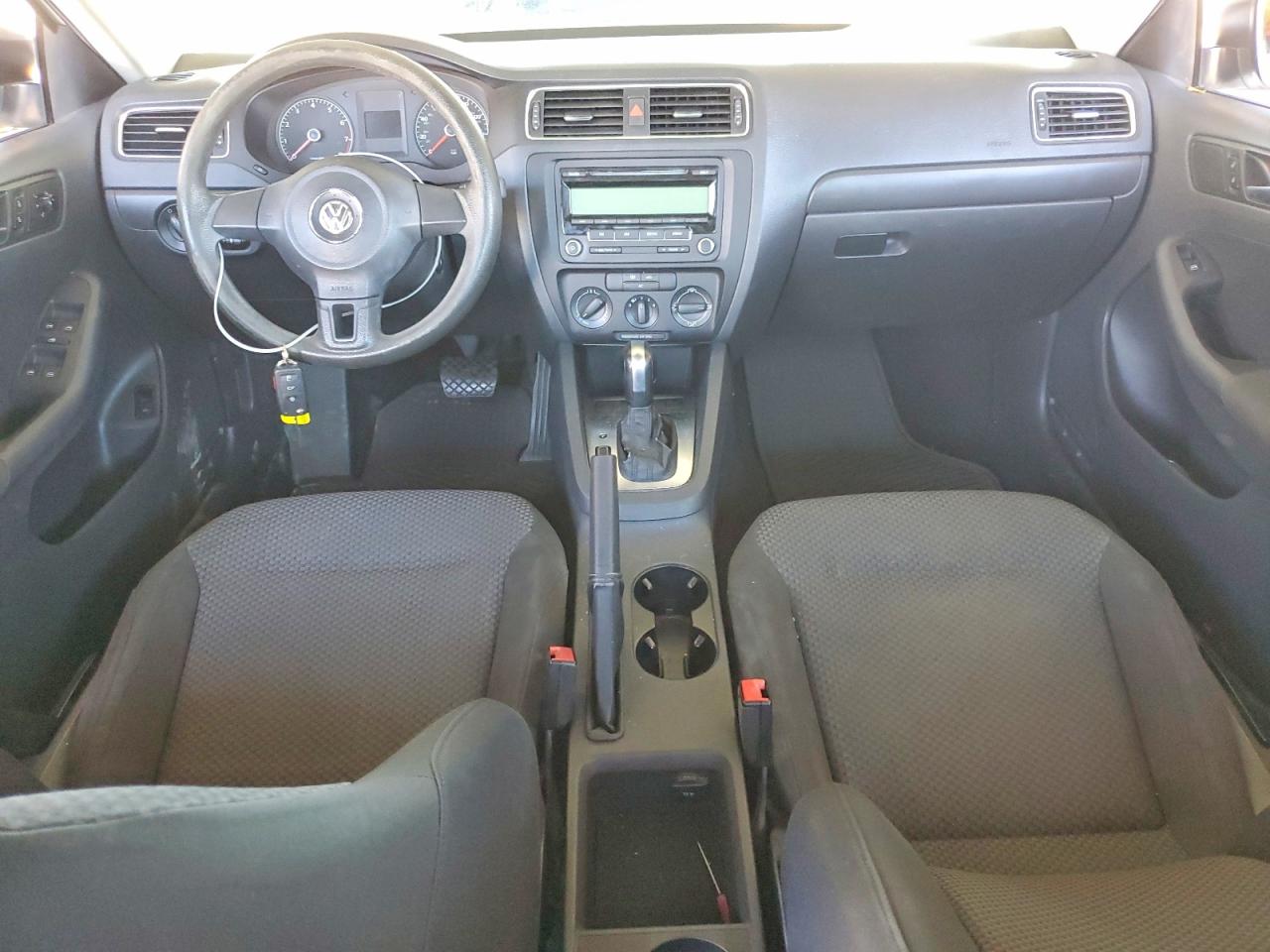2011 Volkswagen Jetta Base White vin: 3VW2K7AJ2BM374464
