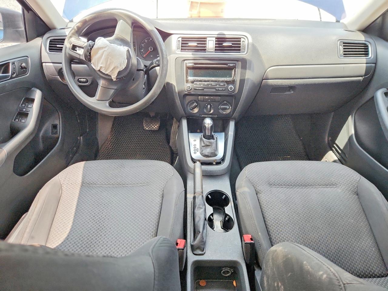 2012 Volkswagen Jetta Base Blue vin: 3VW2K7AJ2CM332152