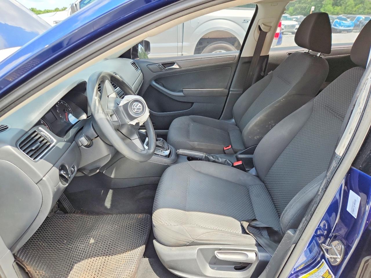 2012 Volkswagen Jetta Base Blue vin: 3VW2K7AJ2CM332152